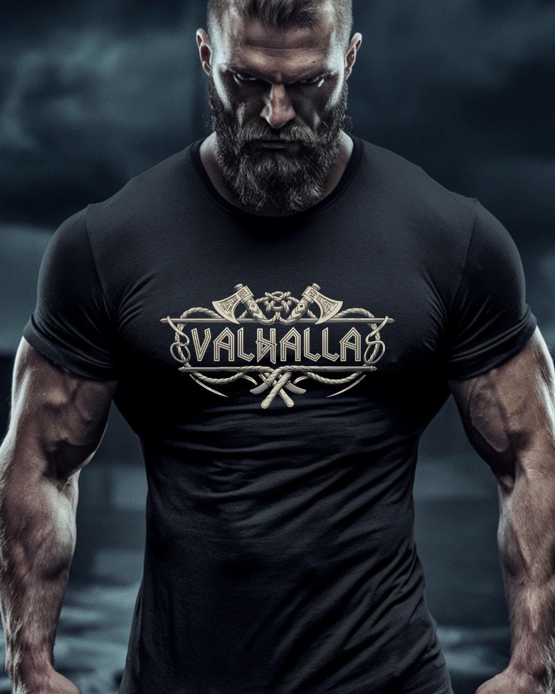 Viking Valhalla T-Shirt - Too Many Idiots Not Enough Axes Viking T-Shirt, Funny Norse Warrior Tee