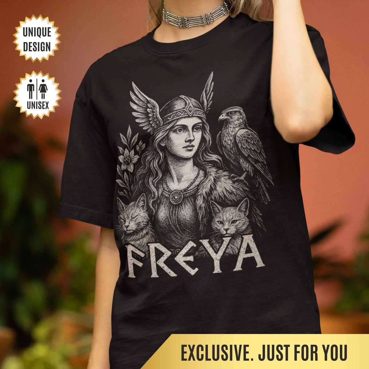 Viking Odin T-Shirt - Viking Sword Valhalla Valkyrie Myth Legend T-Shirt, Nordic Norse Mythology