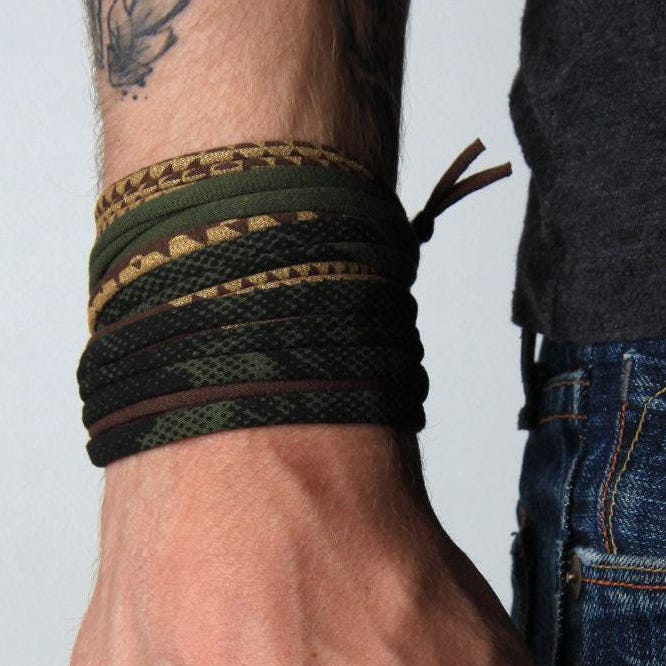 Viking Bracelet - Handcrafted Damascus Steel Square Cube Beaded Bracelet – Nordic Viking Geometric