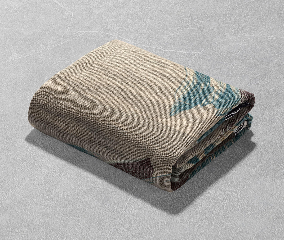 Viking Blanket - Viking Warrior Woven Blanket 100% Cotton, Norse Mythology Tapestry Throw
