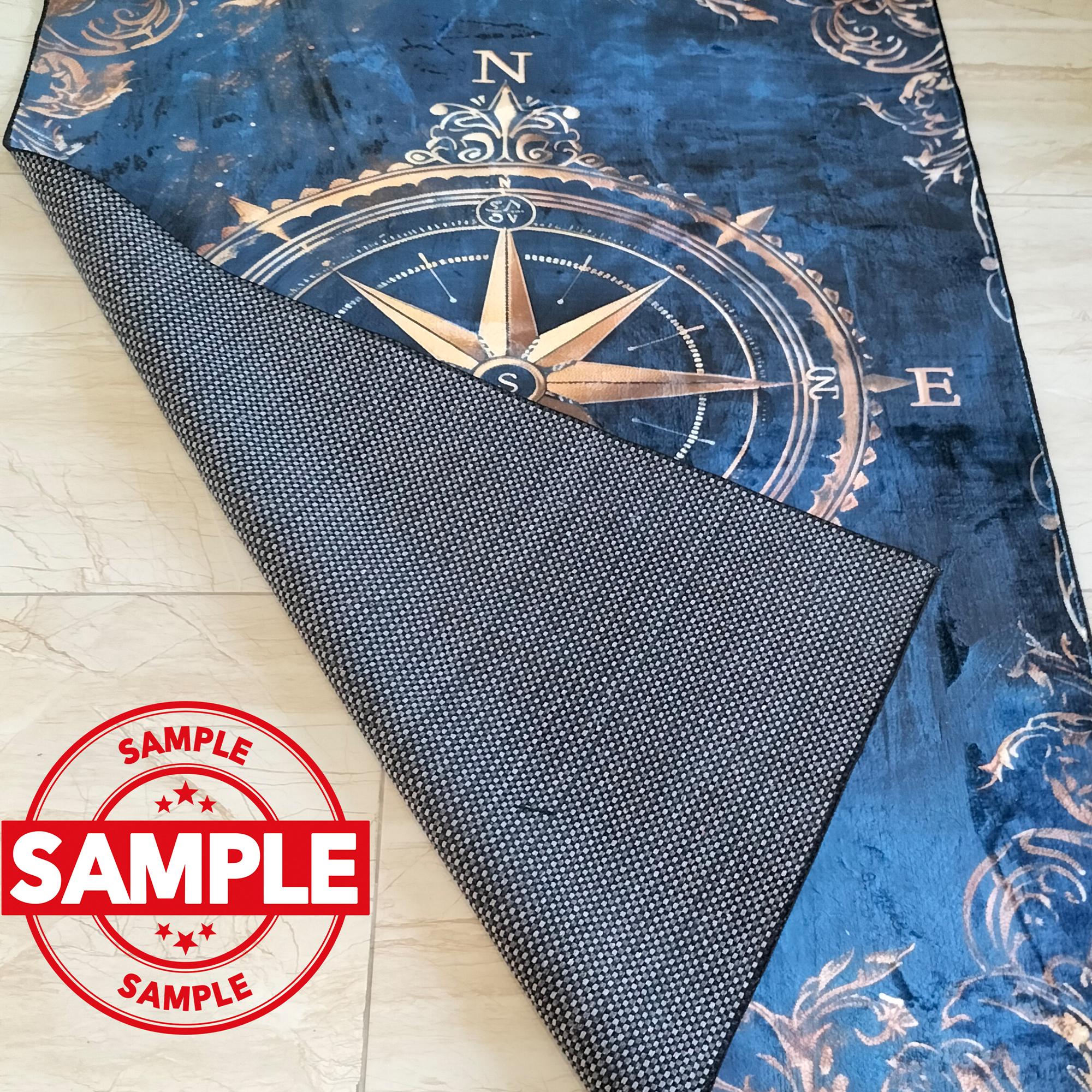 Viking Rug - Norse Viking Ship Rug, Scandinavian Celtic Knot Decor, Nordic Boat Art