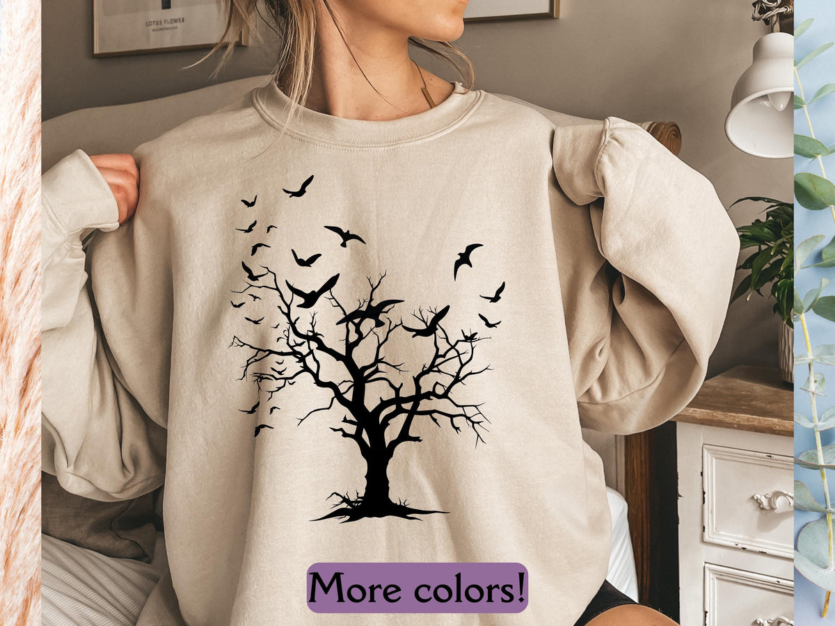 Viking Raven Hoodie - Gothic Raven Hoodie, Raven Skeleton Hoodie, Viking Raven Hoodie, Norse Raven