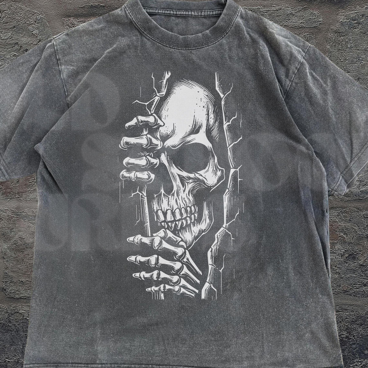 Viking T-Shirt - Viking Skull Oversized T-Shirt