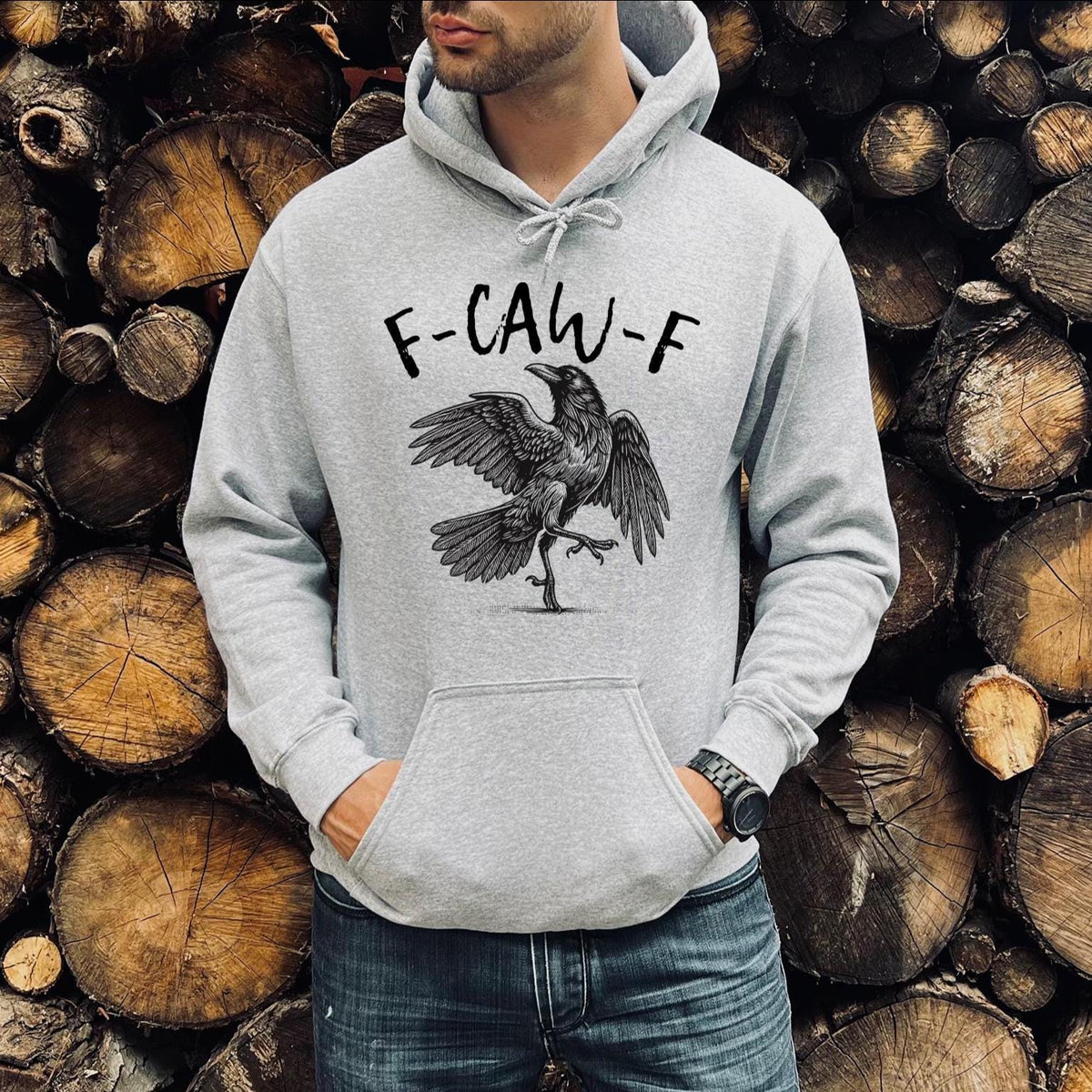 Viking Raven Hoodie - Gothic Raven Hoodie, Raven Skeleton Hoodie, Viking Raven Hoodie, Norse Raven