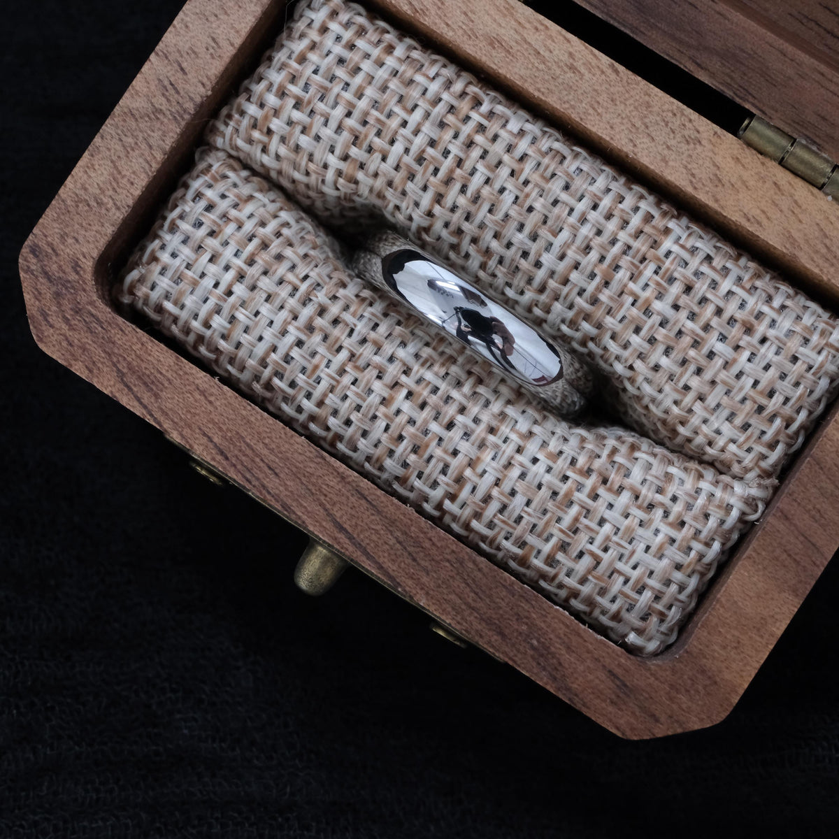 Viking Thor's Hammer Ring - Sterling Silver Hammer of Thor Ring, Viking Mjolnir Band, Norse