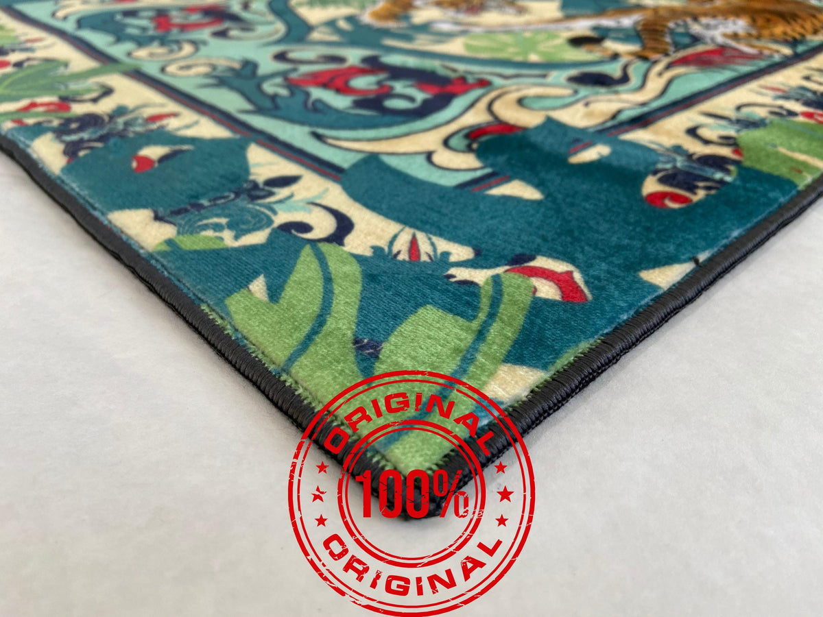 Viking Valknut Rug - Viking Decor Area Rug, Valknut Norse Pagan Rug, Scandinavian Design Carpet