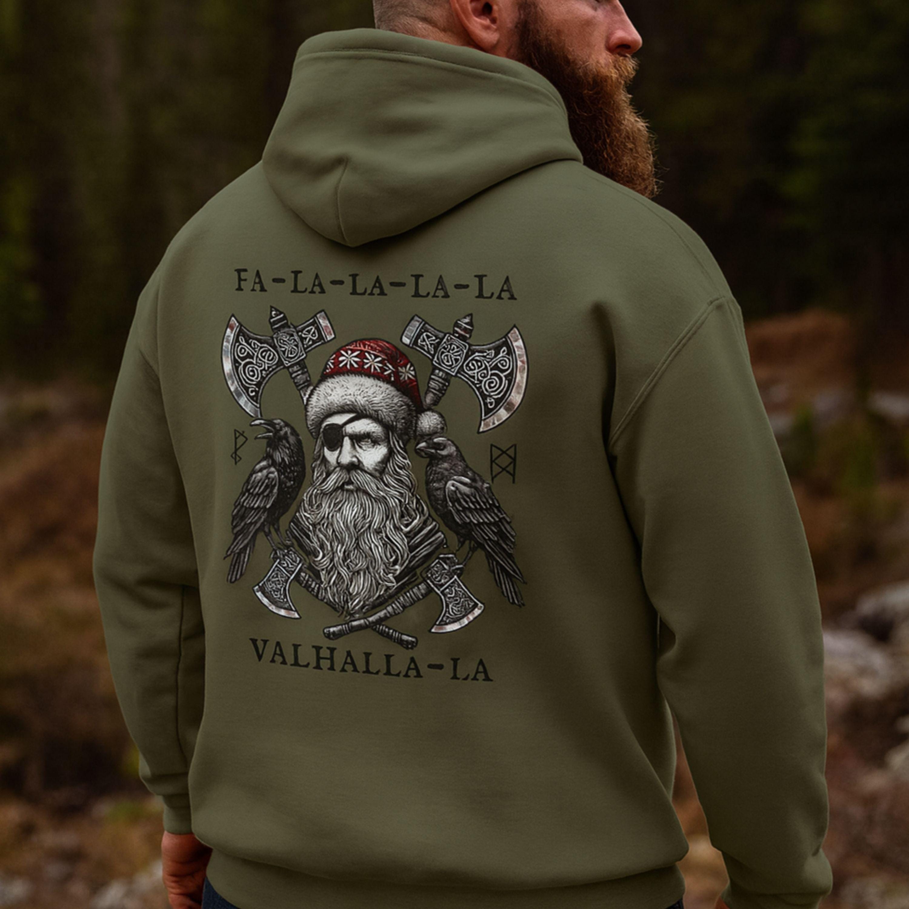 Viking Odin Hoodie - Odin Viking Hoodie: Celtic Nordic Mythology Sweater - Gothic Biker Style
