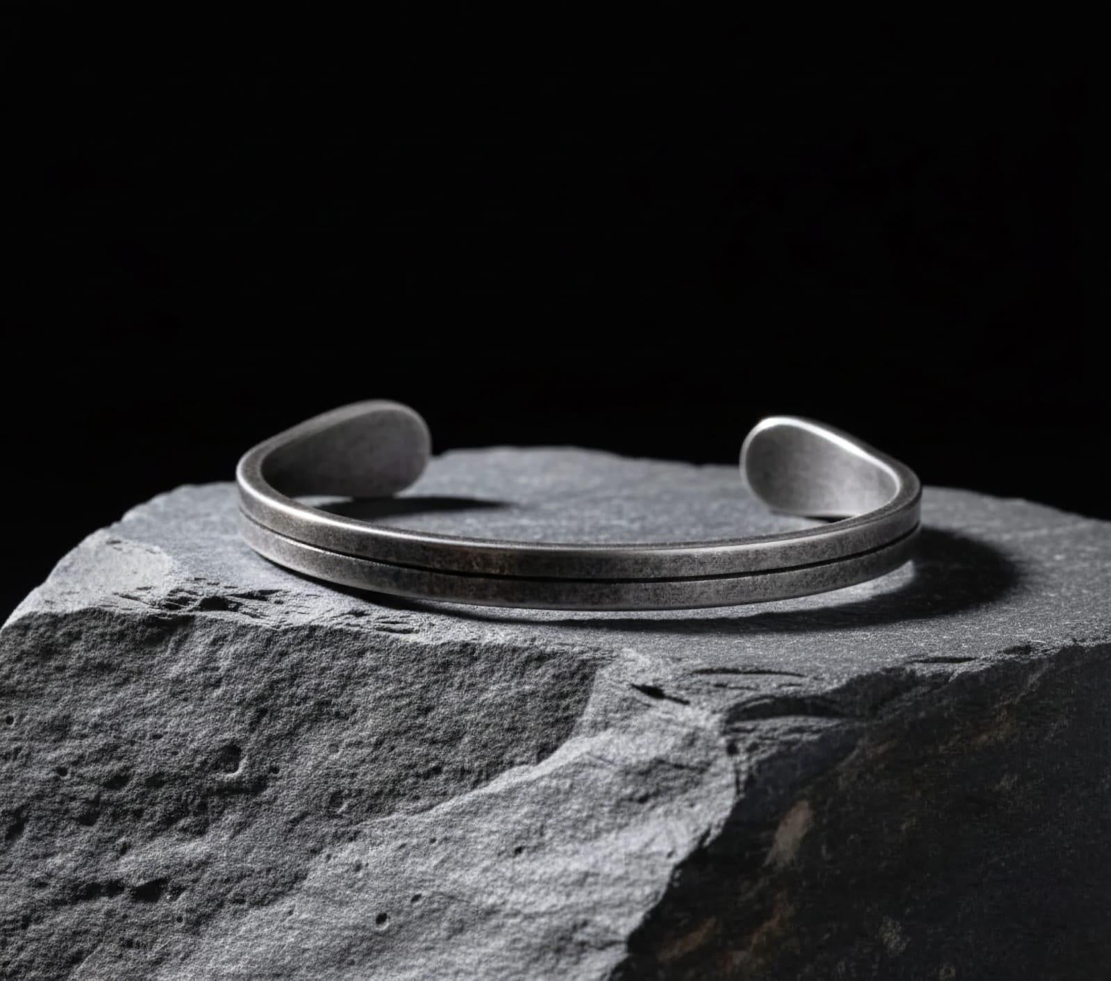 Viking Rune Bracelet - Vintage Viking Rune Bracelet, Norse Rune Mens Cuff – Nordic Bangle Pagan