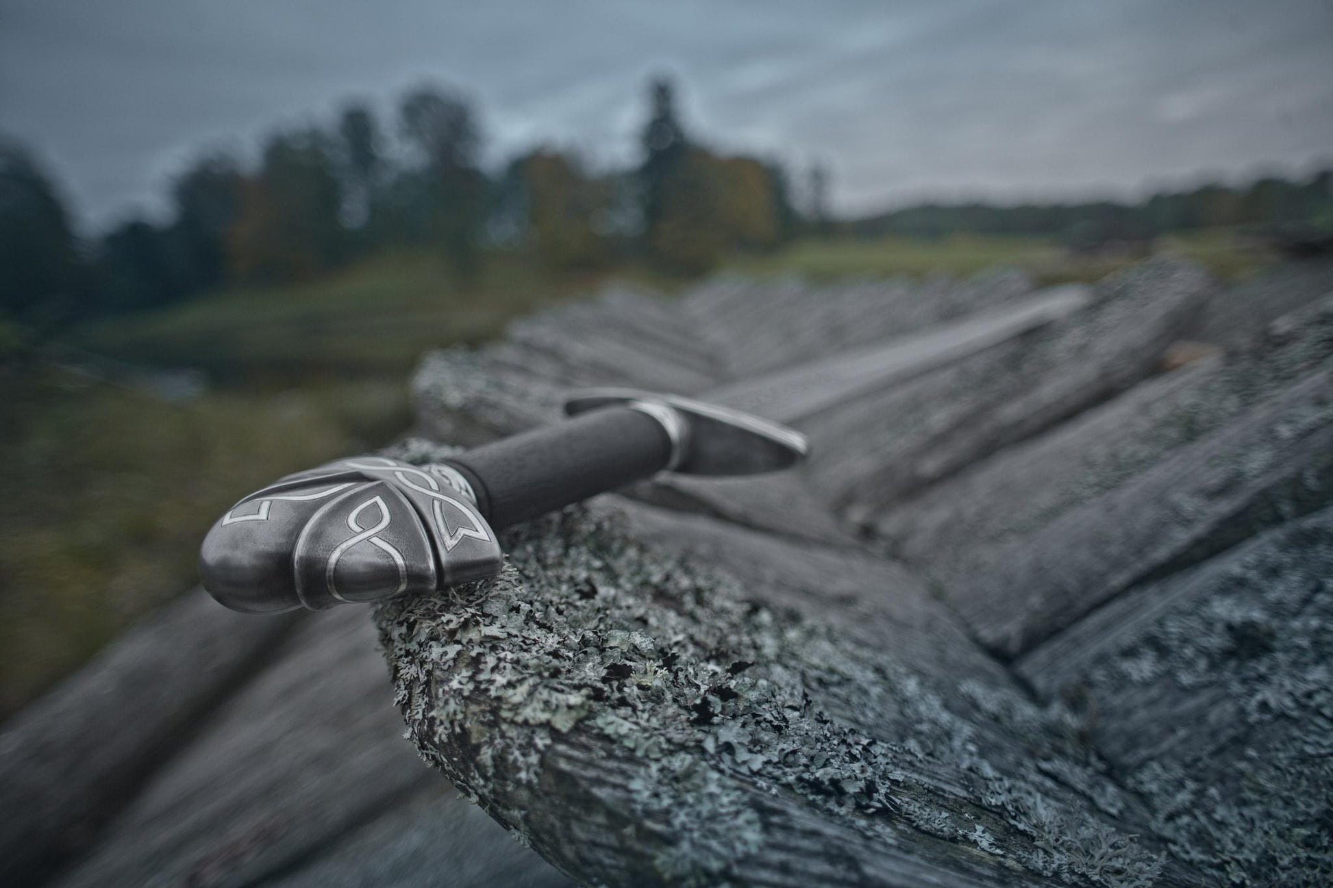 Viking Weapon Replica - Northmen Sword Hand Forged Damascus Steel, Medieval Viking Long Sword, Wall