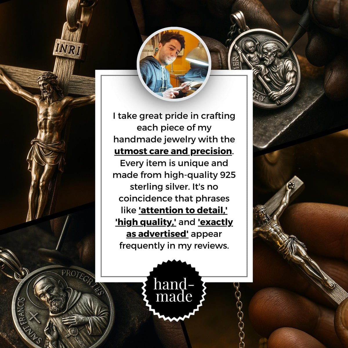 Viking Necklace - Handcrafted Scandinavian War Axe Silver Neckalce, Ancient Viking Battle Axe