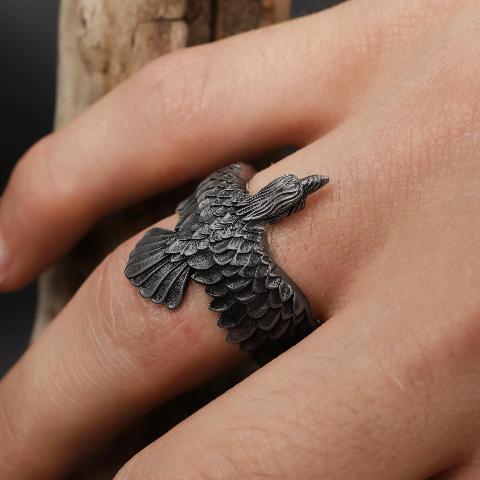 Viking Yggdrasil Tree of Life Ring - 925K Sterling Silver Yggdrasil Ring: Norse Mythology Tree of