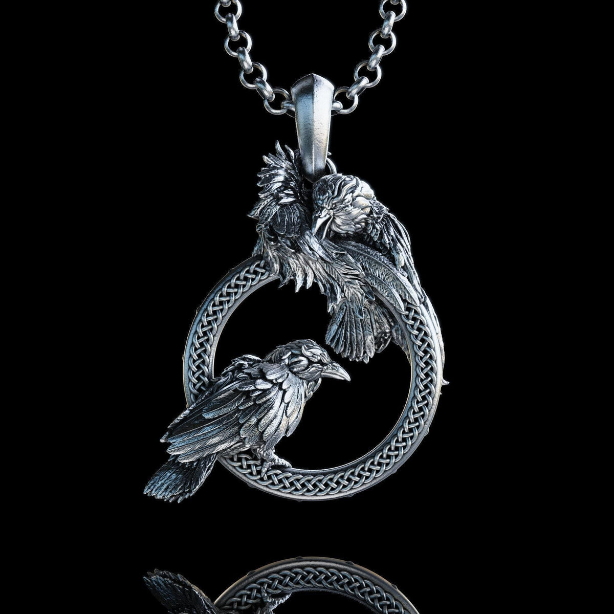 Viking Necklace - Handcrafted Scandinavian War Axe Silver Neckalce, Ancient Viking Battle Axe
