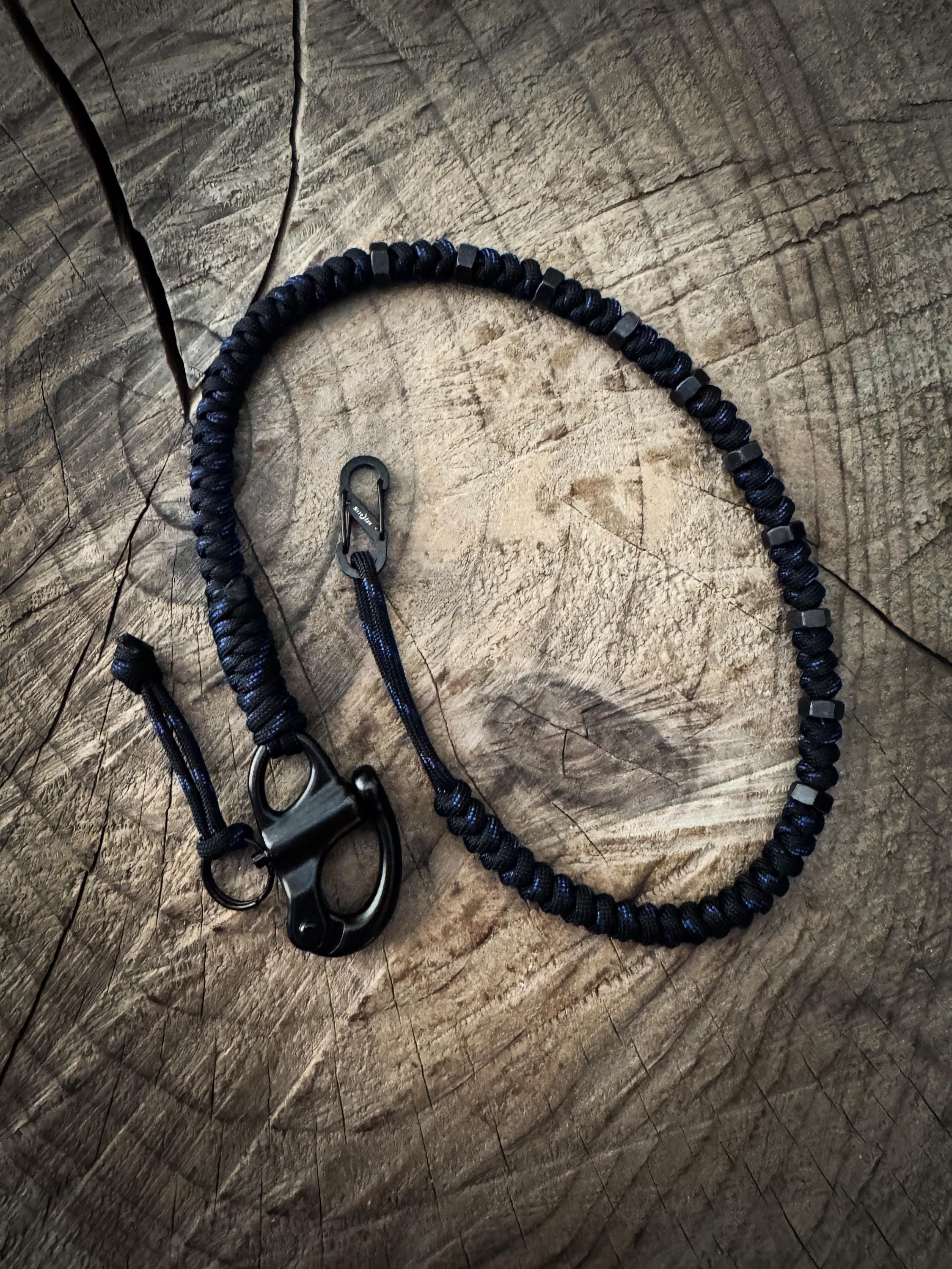 Viking Vegvisir Compass Necklace - Handmade Viking Paracord Necklace – Vegvisir Amulet, Norse