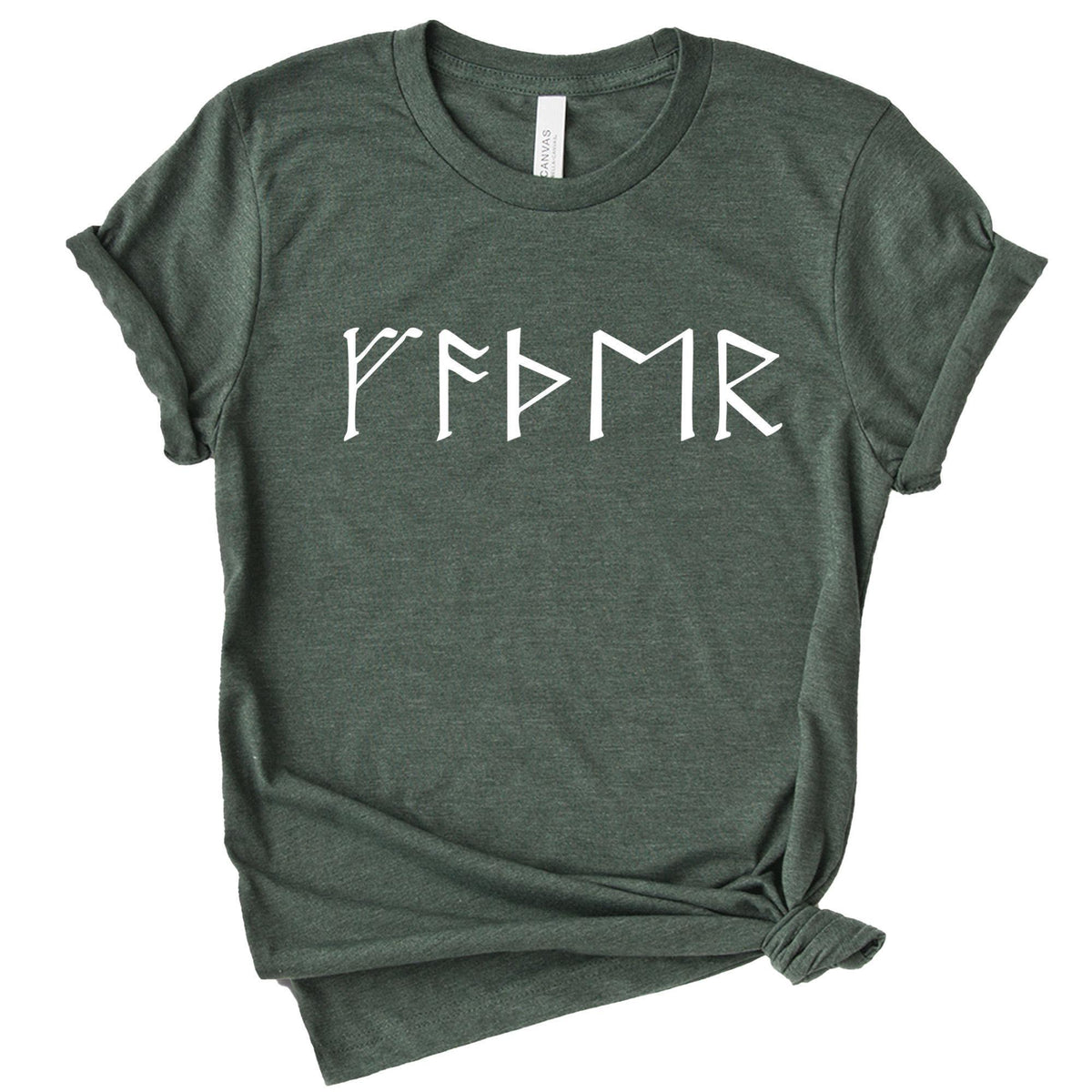 Viking Valhalla T-Shirt - Until Valhalla Rune Shirt, Minimalist Viking Tee for Men, Norse