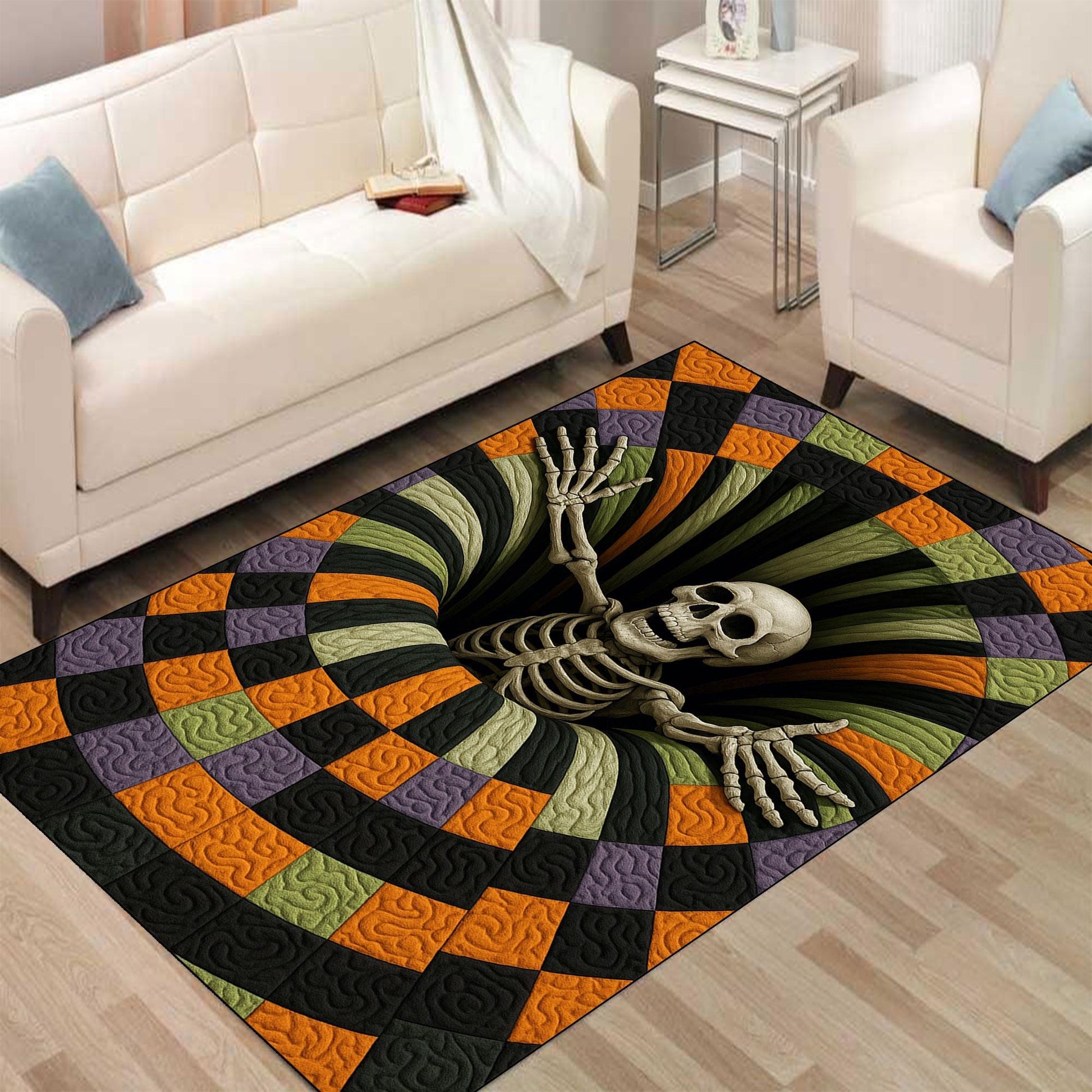 Viking Yggdrasil Tree of Life Rug - Viking Sword Rug, Norse Mythology Area Rug, Celtic Knot Decor