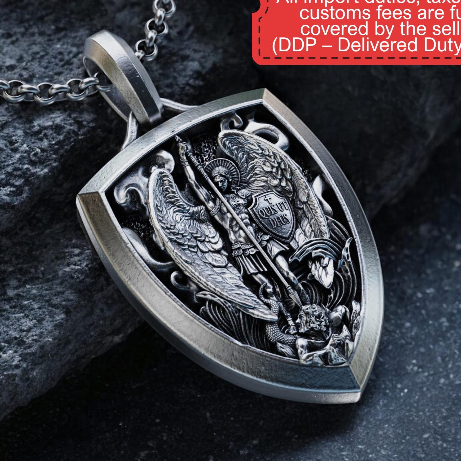 Viking Necklace - Handcrafted Scandinavian War Axe Silver Neckalce, Ancient Viking Battle Axe