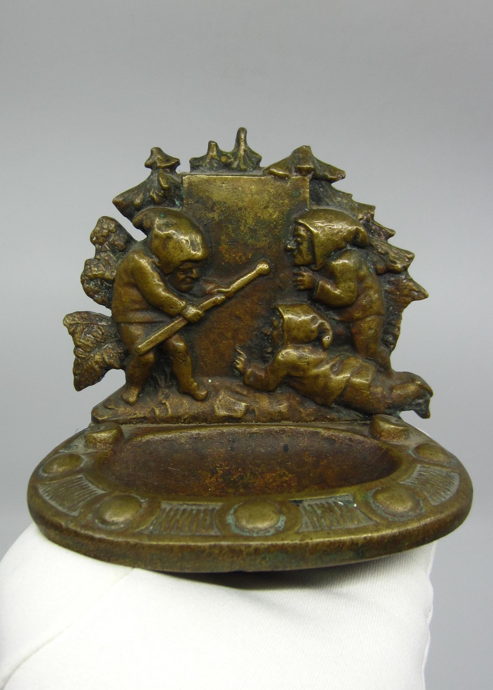 Viking Home Decor - Handmade Mini Bronze Viking Statue - Retro Desktop Decoration, Gothic Small