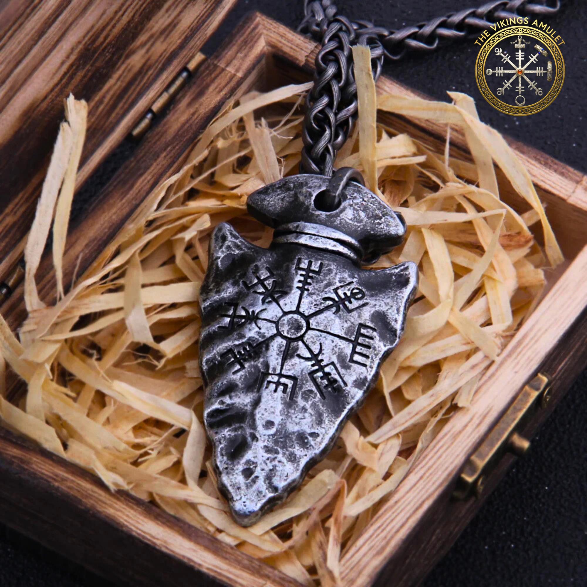 Viking Thor's Hammer Necklace - Thor's Hammer Necklace · Viking Mjolnir Pendant · Norse Rune