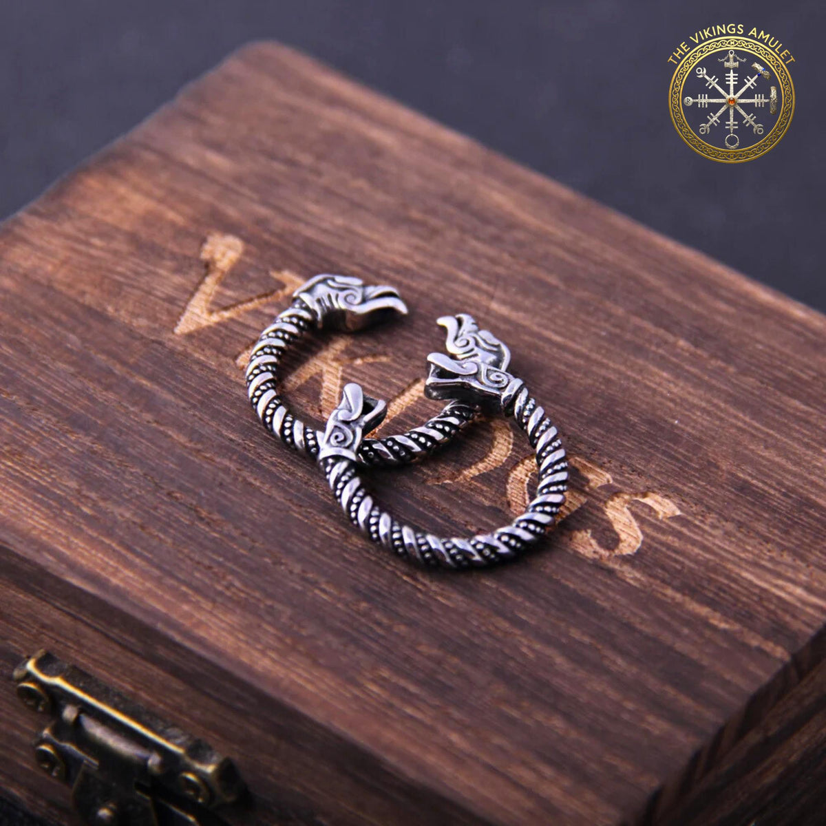 Viking Thor's Hammer Ring - Viking Thor Hammer Axe Ring, Norse Warrior Sterling Silver Jewelry