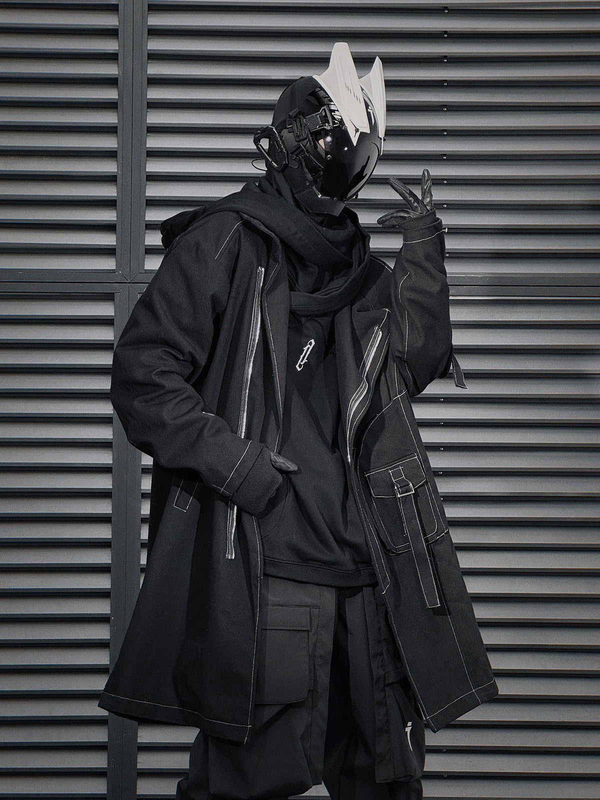 Viking Jacket - Viking Skull Hooded Jacket design with Zipper