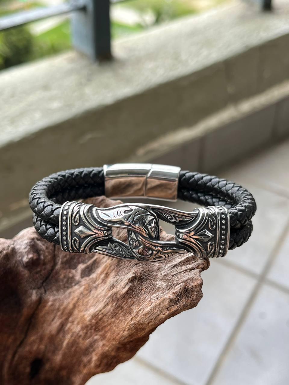 Viking Thor's Hammer Bracelet - Mjolnir Nordic bangle, viking jewelry, thor hammer bracelt, viking
