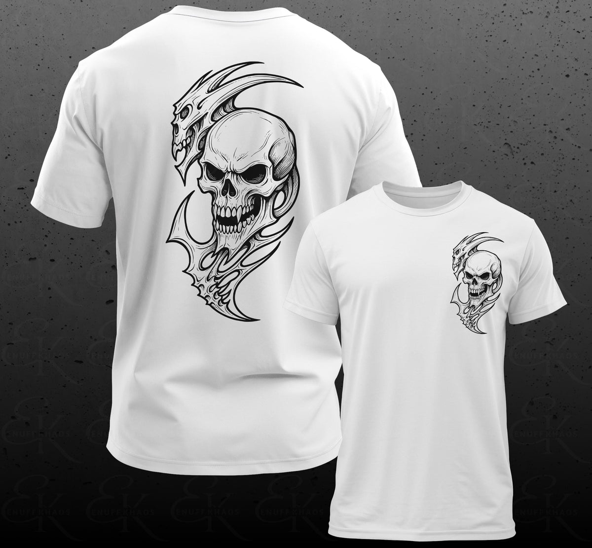Viking T-Shirt - Viking Skull Oversized T-Shirt