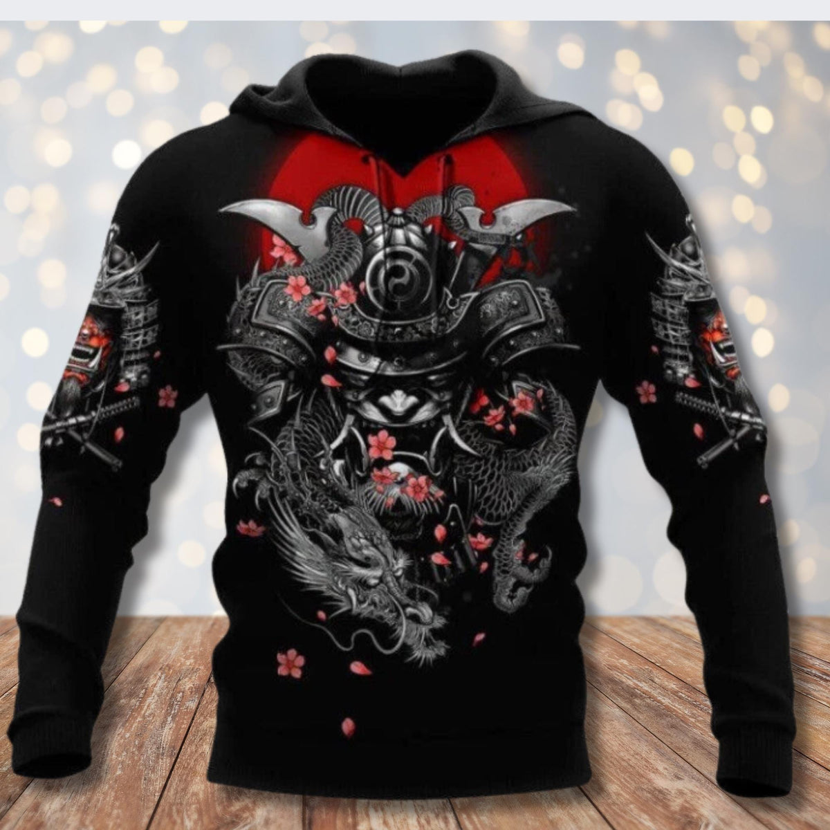 Viking Odin Hoodie - Viking Odin 3D Hoodie, Norse Tattoo Art, Unisex Fleece Sweatshirt