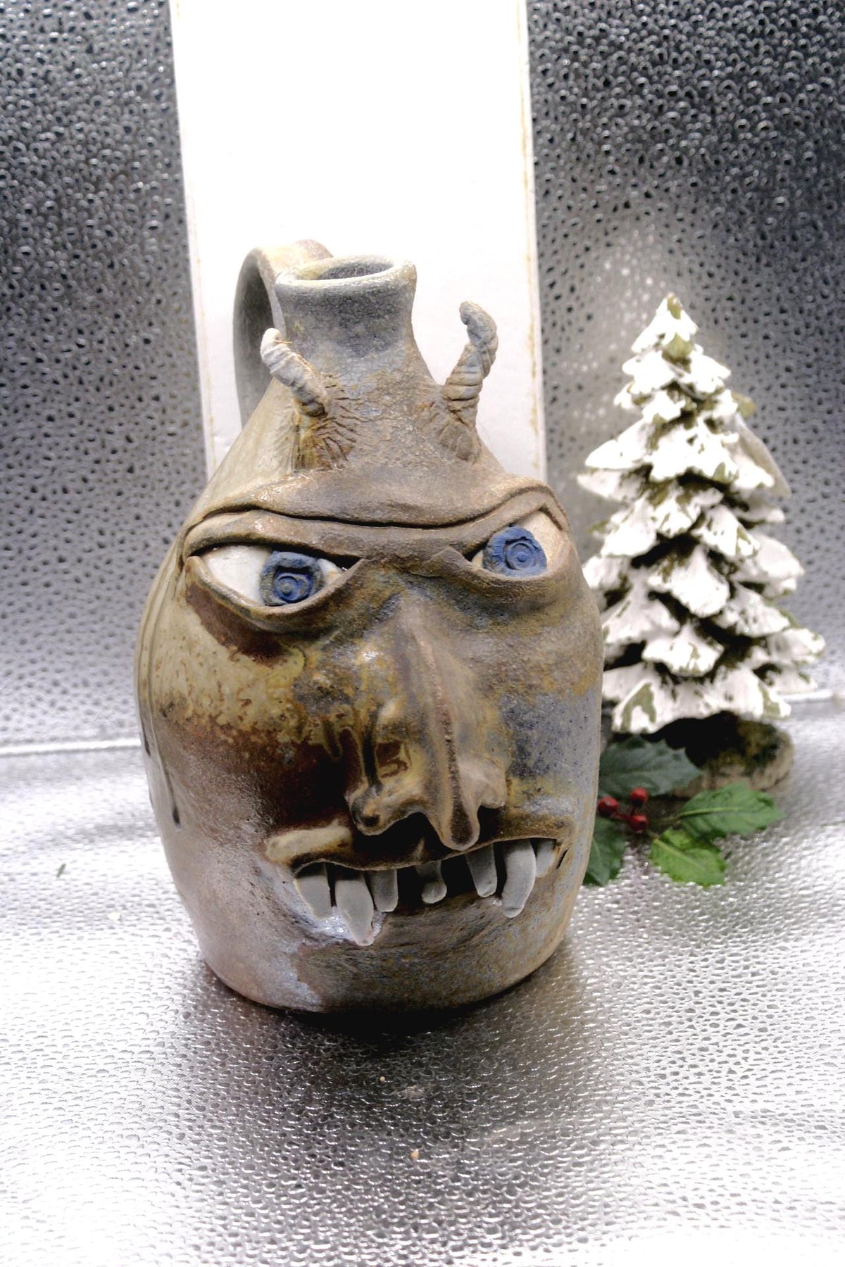 Viking Mug - Handmade Viking Horn Mug, Authentic Natural Ox Horn Tankard, 8 oz Drinking Mug for
