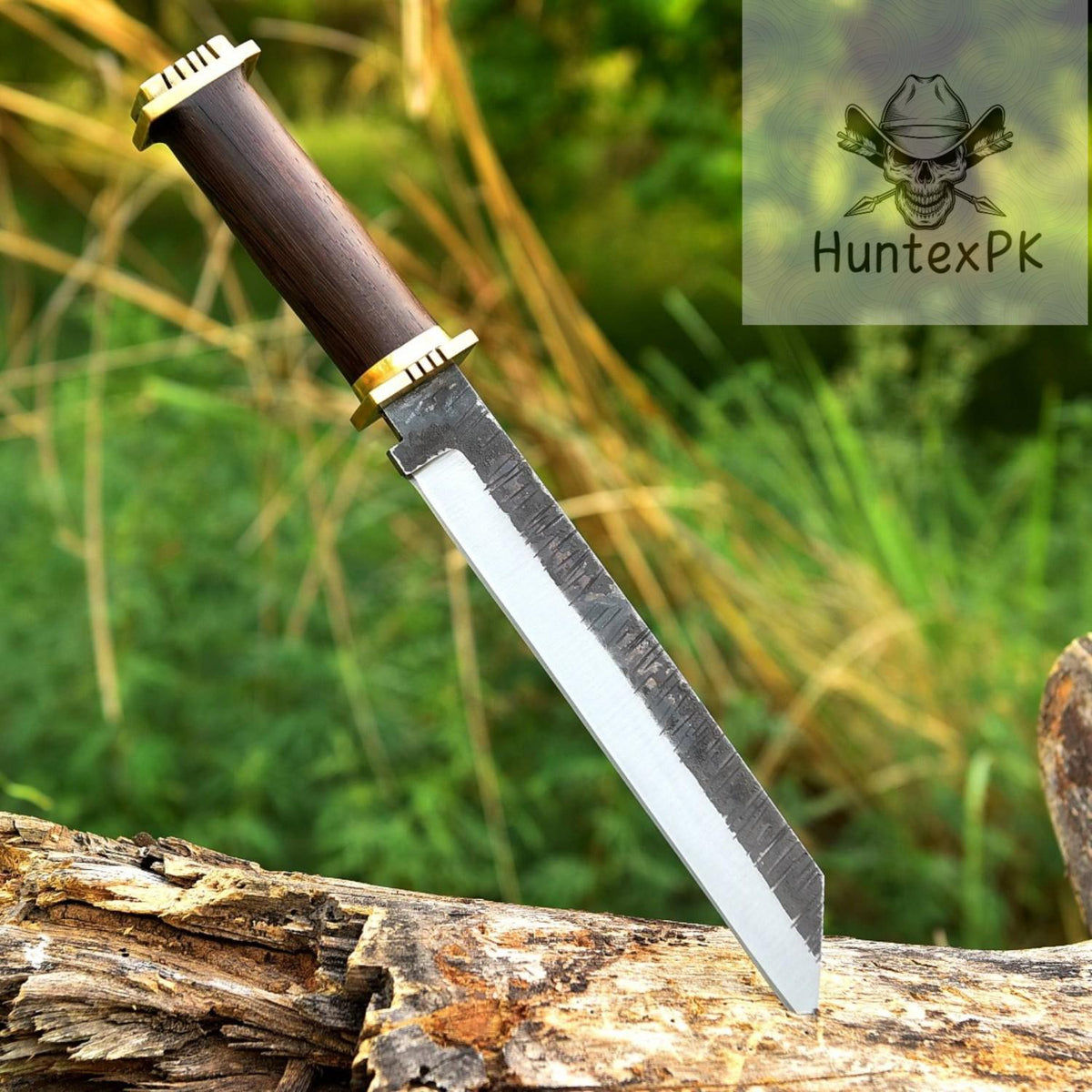 Viking Weapon Replica - Custom Handmade Viking Seax – 26" Engraved 440C Steel Blade