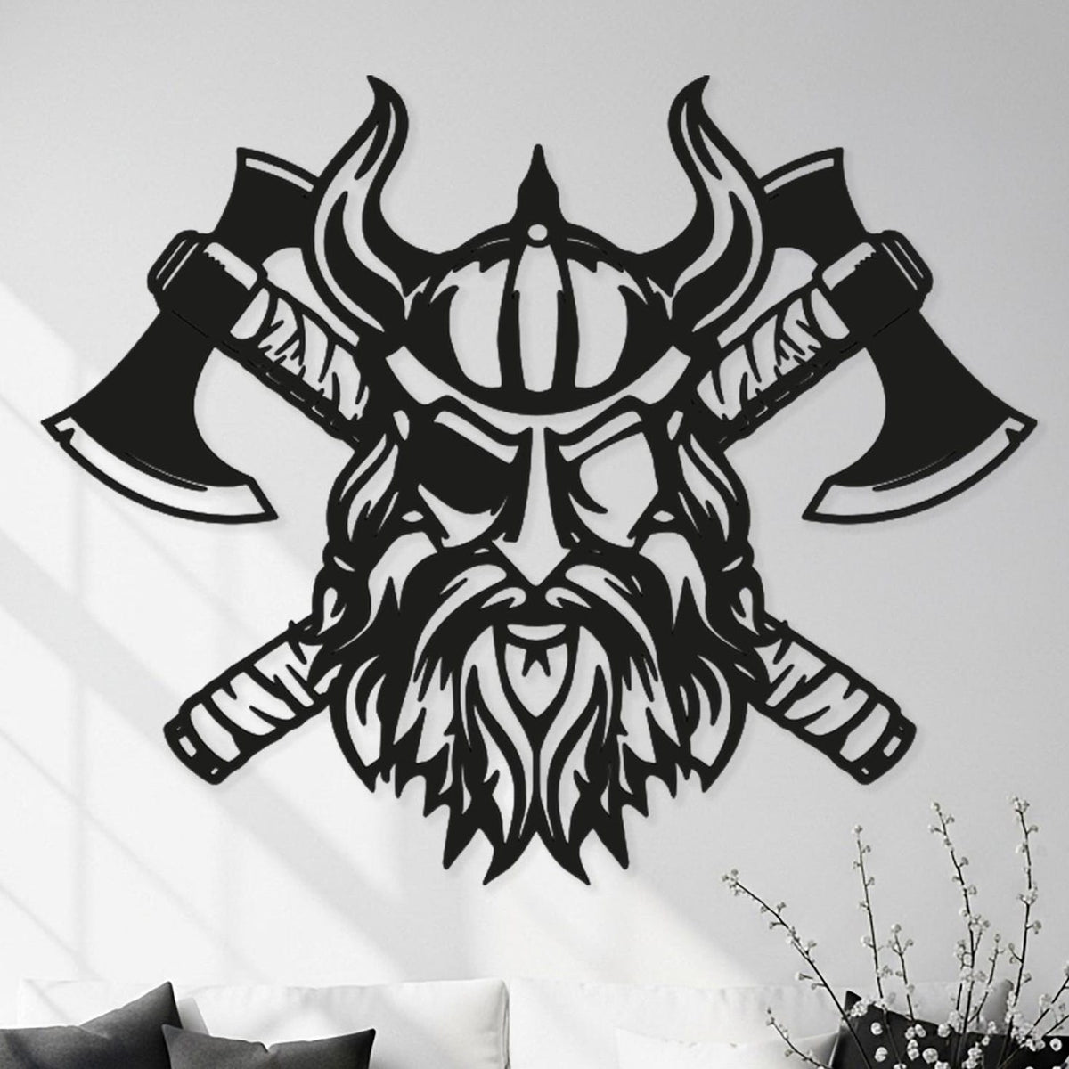 Viking Vegvisir Compass Home Decor - Vegvisir Wall Art, Metal Wall Art, Metal Wall Decor, Sign For