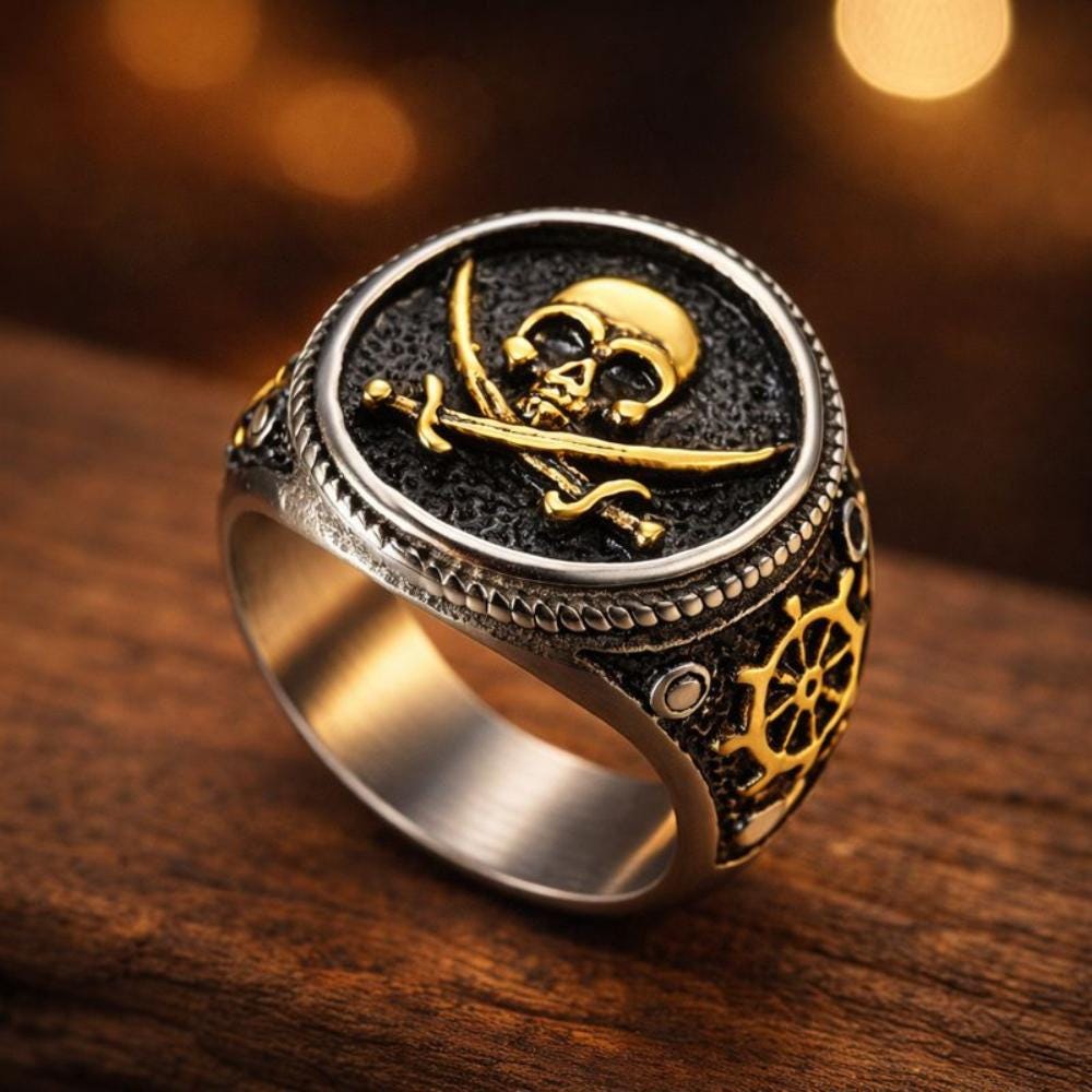 Viking Odin Ring - Viking Raven Ring for Men, Odin Raven Ring, Norse Mythology Jewelry, Flying
