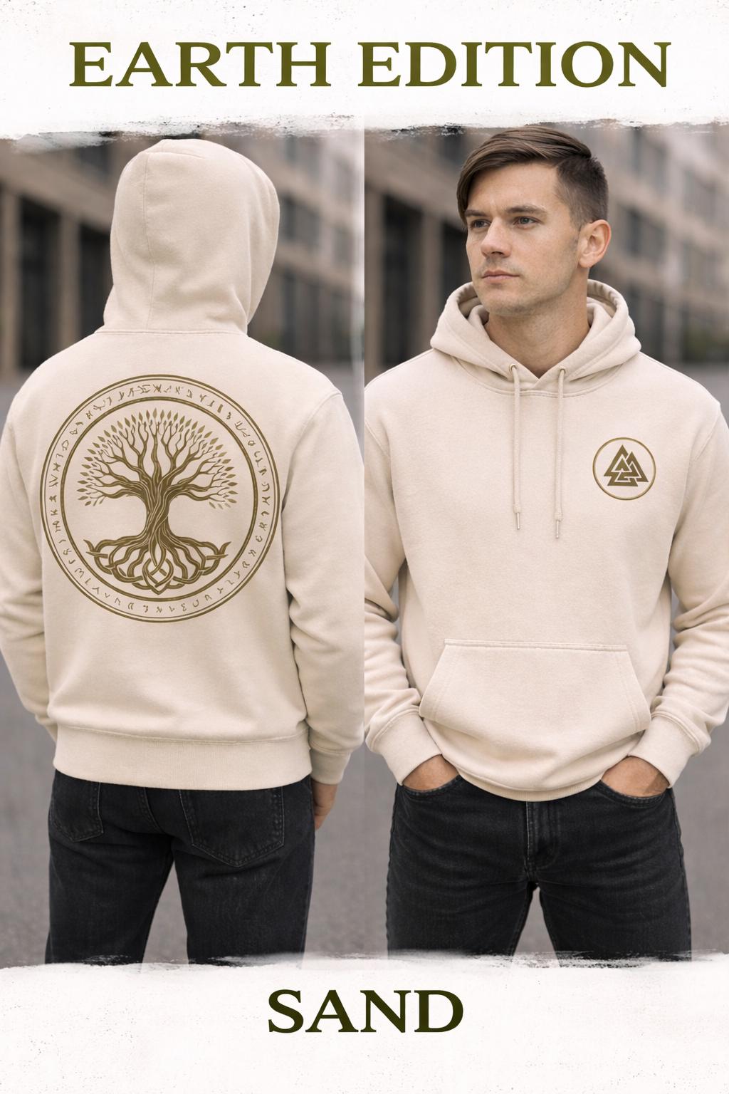 Viking Odin Hoodie - Odin Viking Hoodie: Celtic Nordic Mythology Sweater - Gothic Biker Style