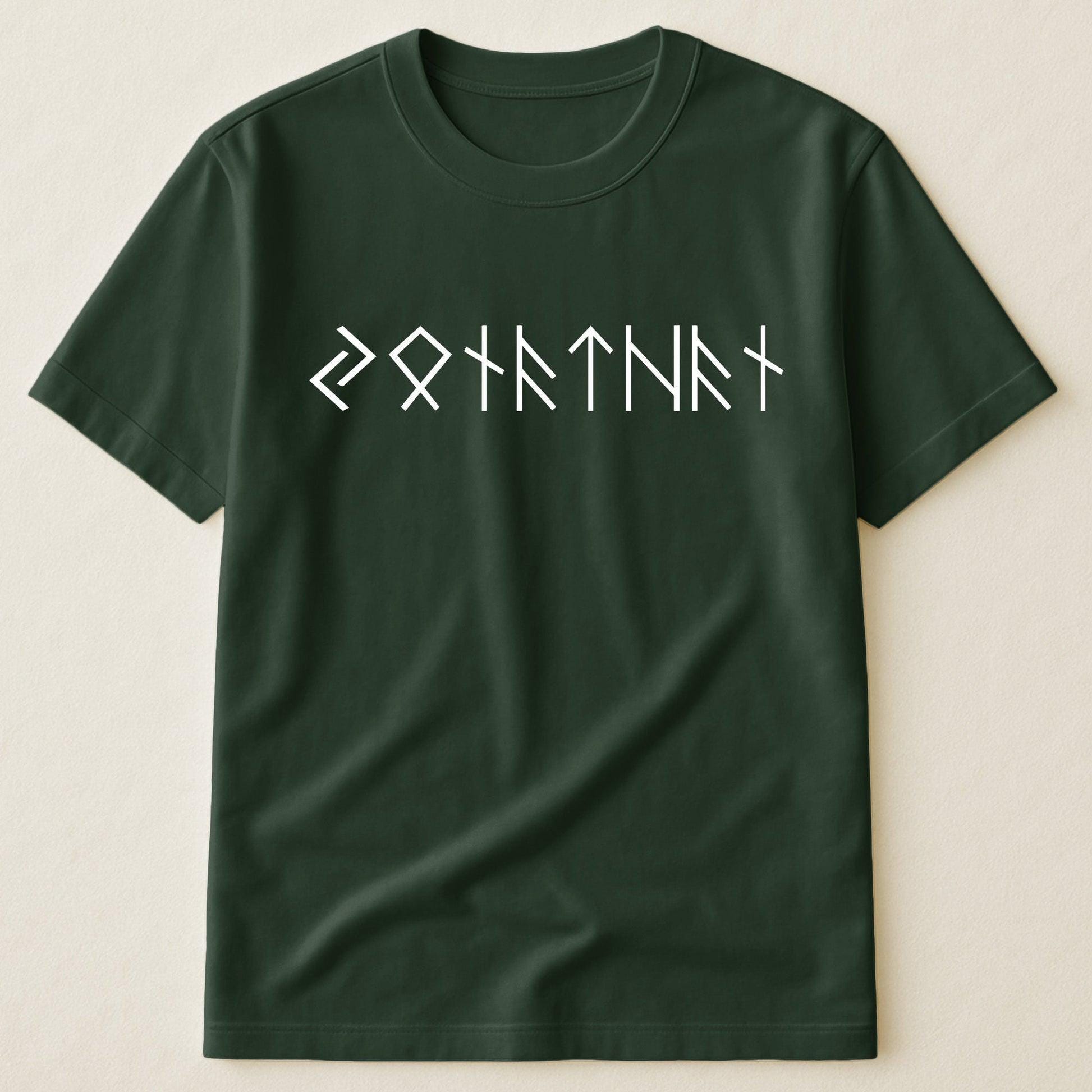 Viking Rune Home Decor - Personalized Viking Name Shirt, Name In Runes Viking, Custom Futhark Runes