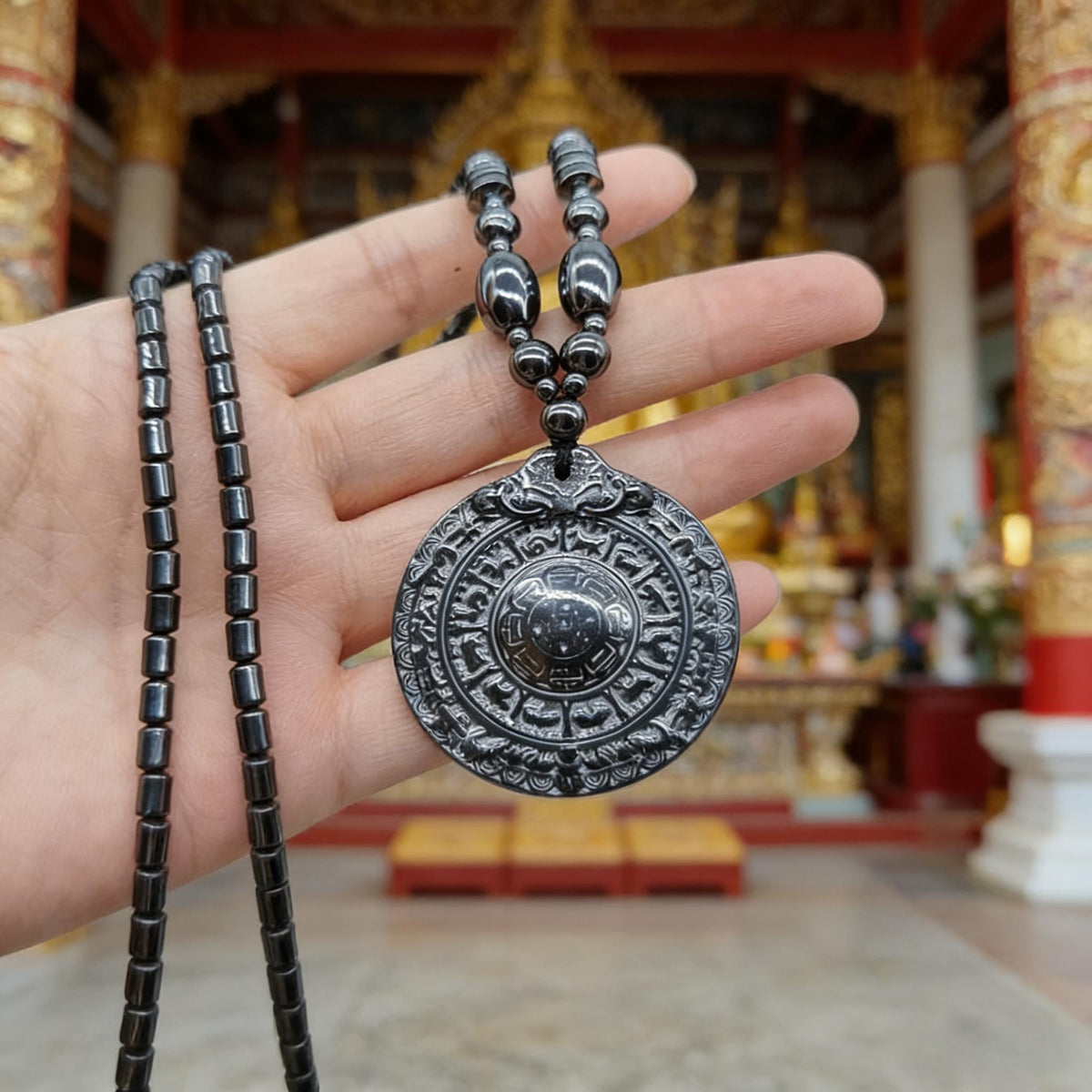 Viking Vegvisir Compass Necklace - Handmade Viking Paracord Necklace – Vegvisir Amulet, Norse