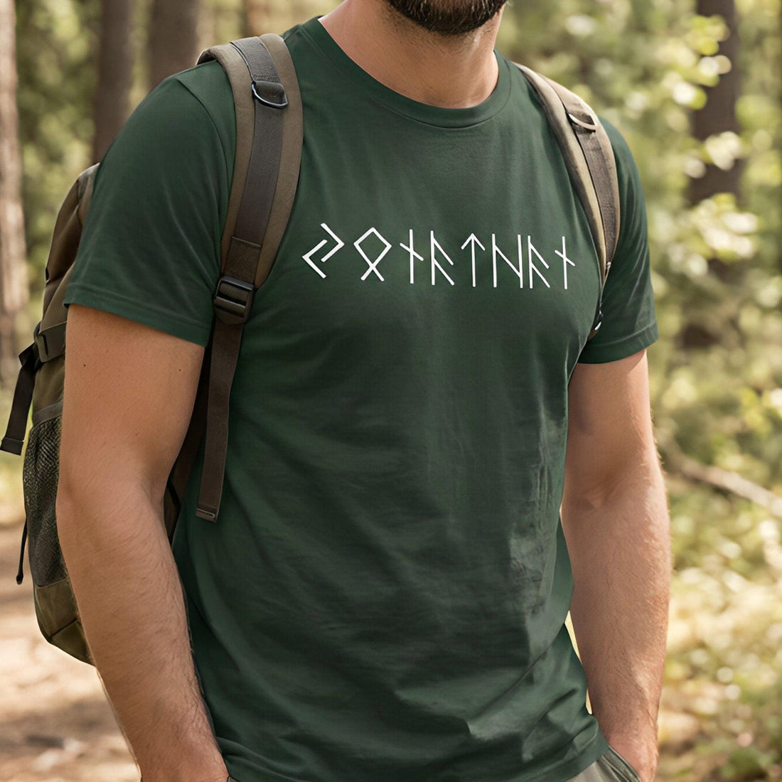 Viking Rune Home Decor - Personalized Viking Name Shirt, Name In Runes Viking, Custom Futhark Runes