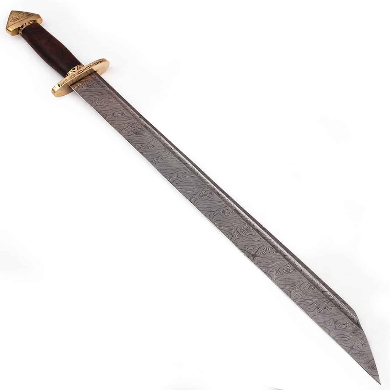 Viking Weapon Replica - Custom Handmade Viking Seax – 26" Engraved 440C Steel Blade