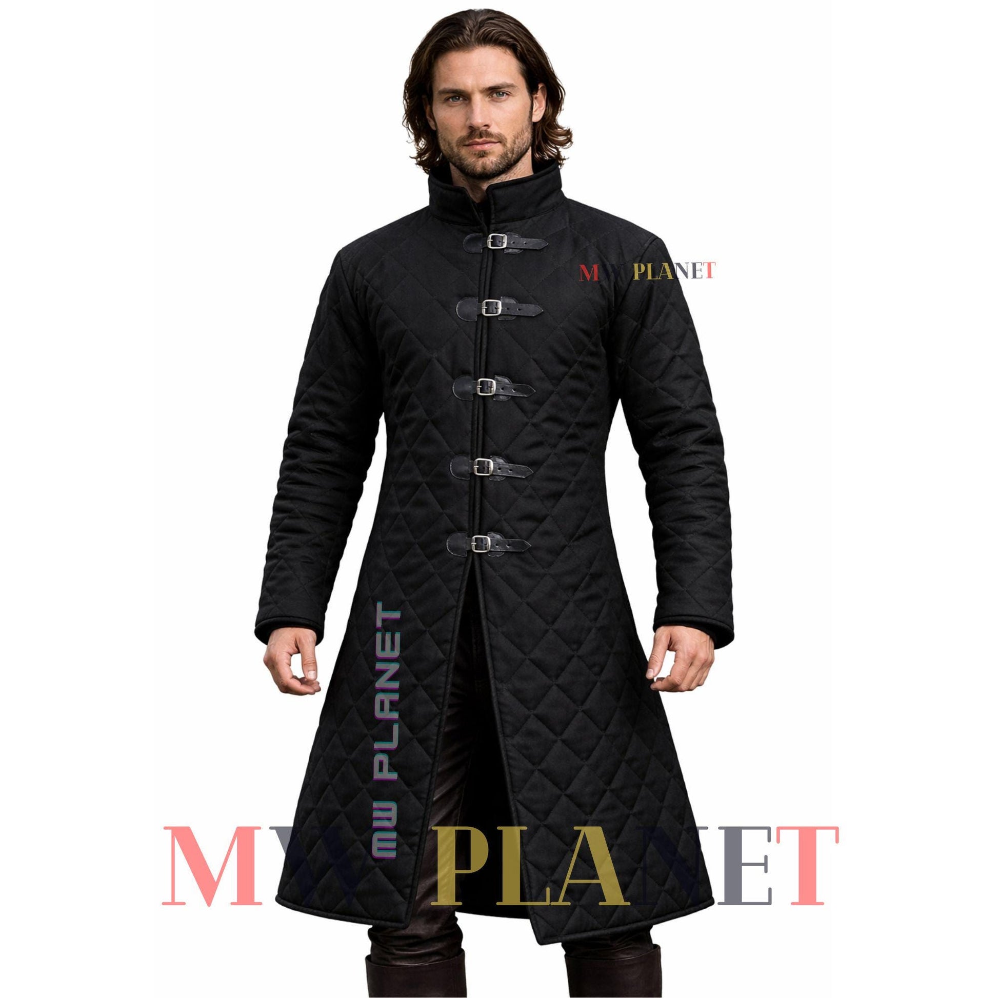 Viking Jacket - Medieval Viking Cotton Gambeson: SCA LARP Padded Aketon Jacket