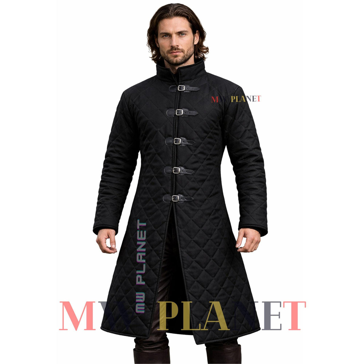 Viking Jacket - Medieval Viking Cotton Gambeson: SCA LARP Padded Aketon Jacket