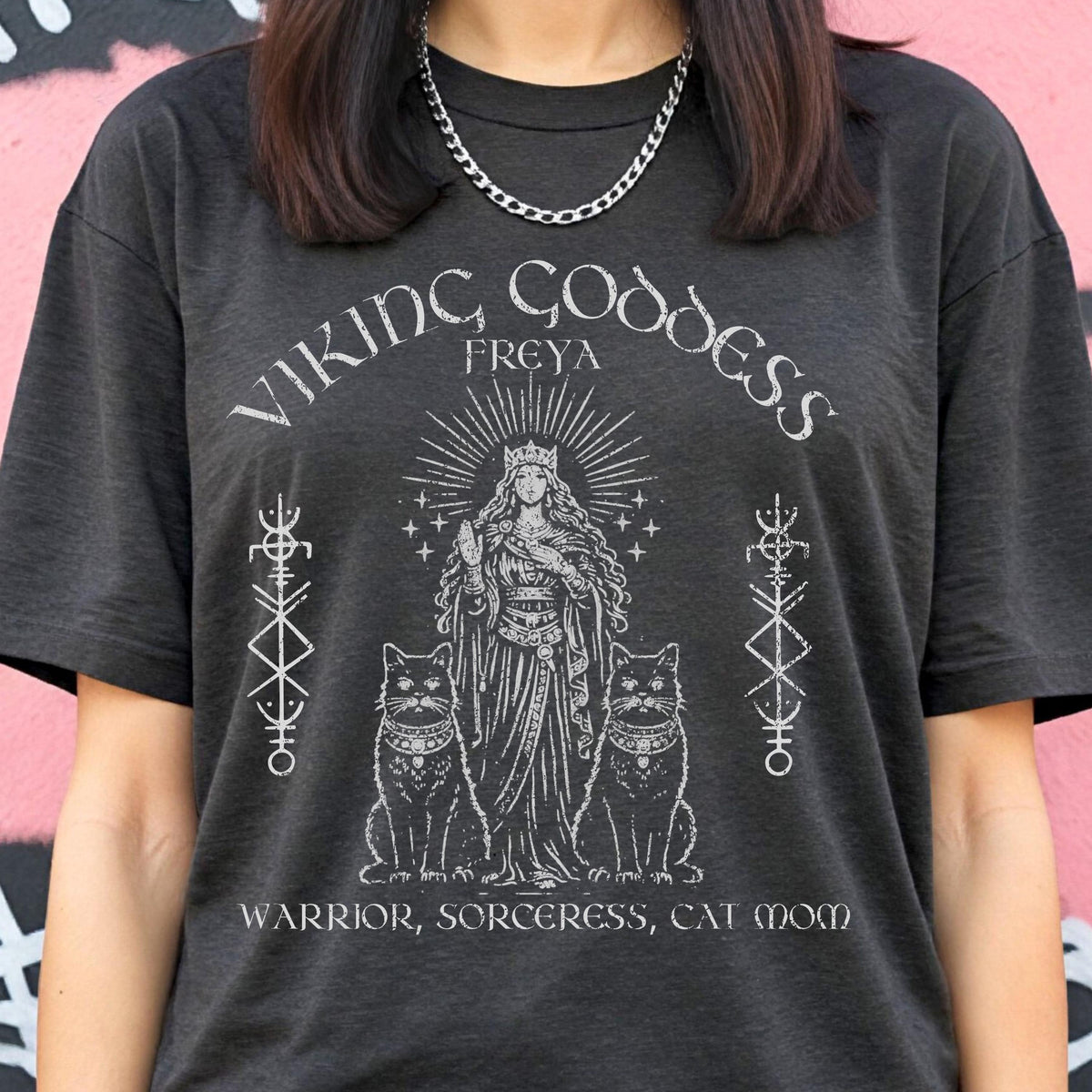 Viking Odin T-Shirt - Viking Sword Valhalla Valkyrie Myth Legend T-Shirt, Nordic Norse Mythology