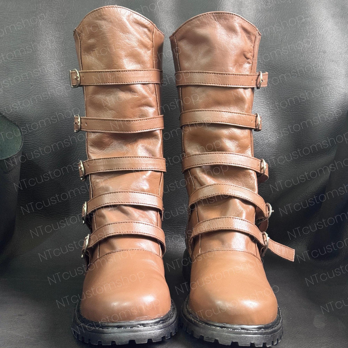 Viking Boots - Custom Made Renaissance Faire Boots - Viking, Medieval, Fantasy Leather Boots