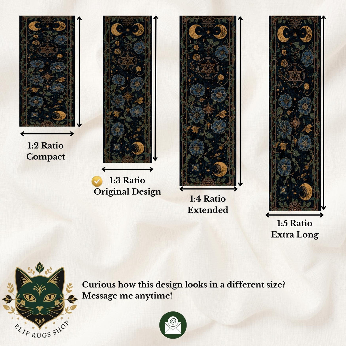 Viking Yggdrasil Tree of Life Rug - Dark Green Celtic Tree of Life Axe Runner Rug, Viking Yggdrasil