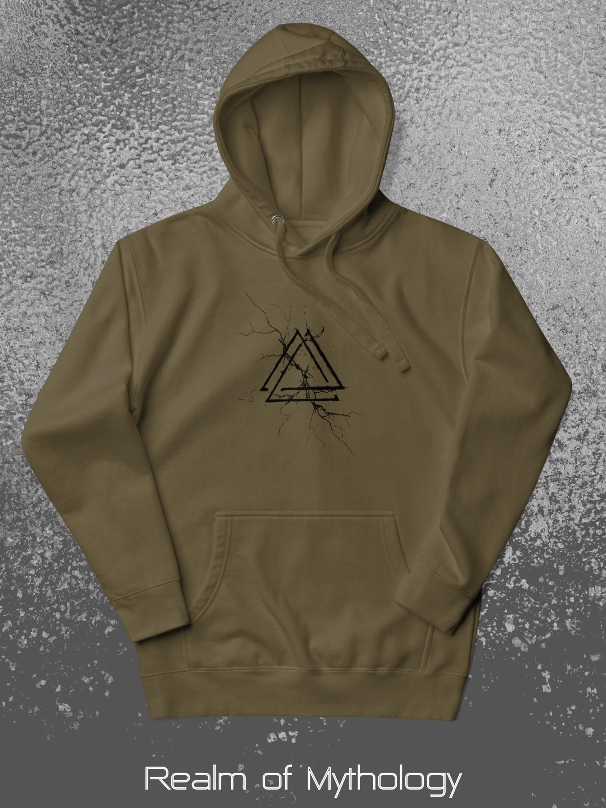 Viking Odin Hoodie - Viking Odin Raven Hoodie, Norse Mythology Valhalla Gift Pullover for Men and
