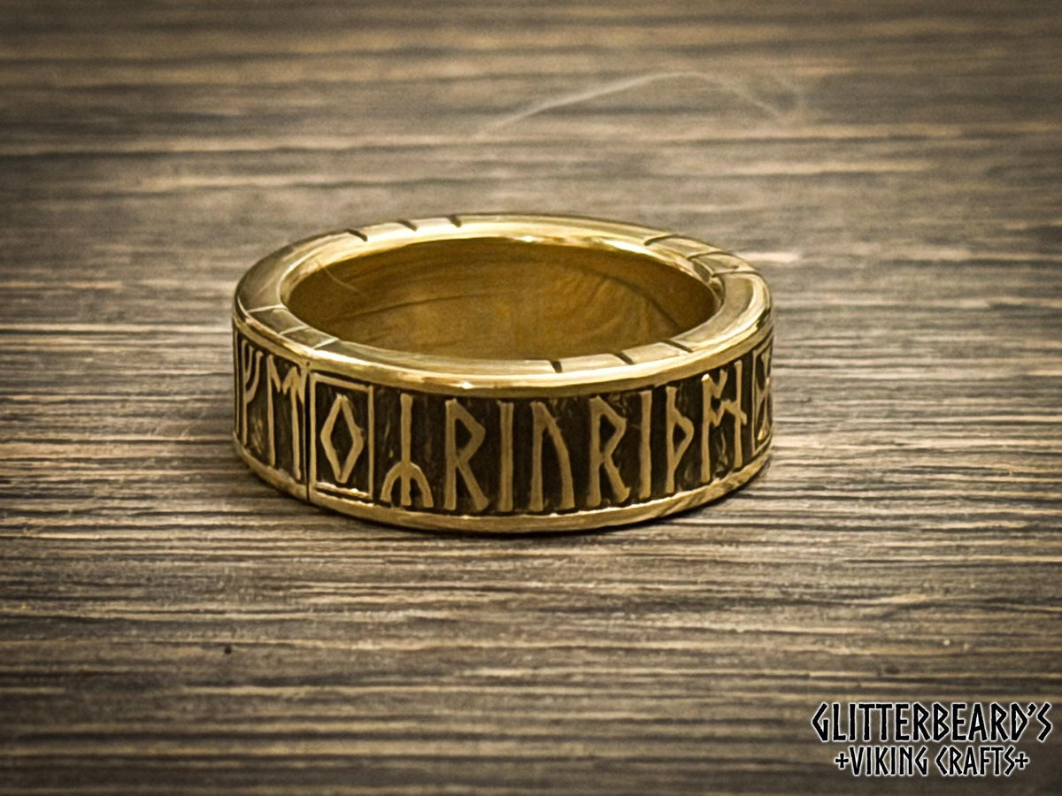 Viking Rune Ring - Bramham Moor Anglo Saxon Viking Rune Ring