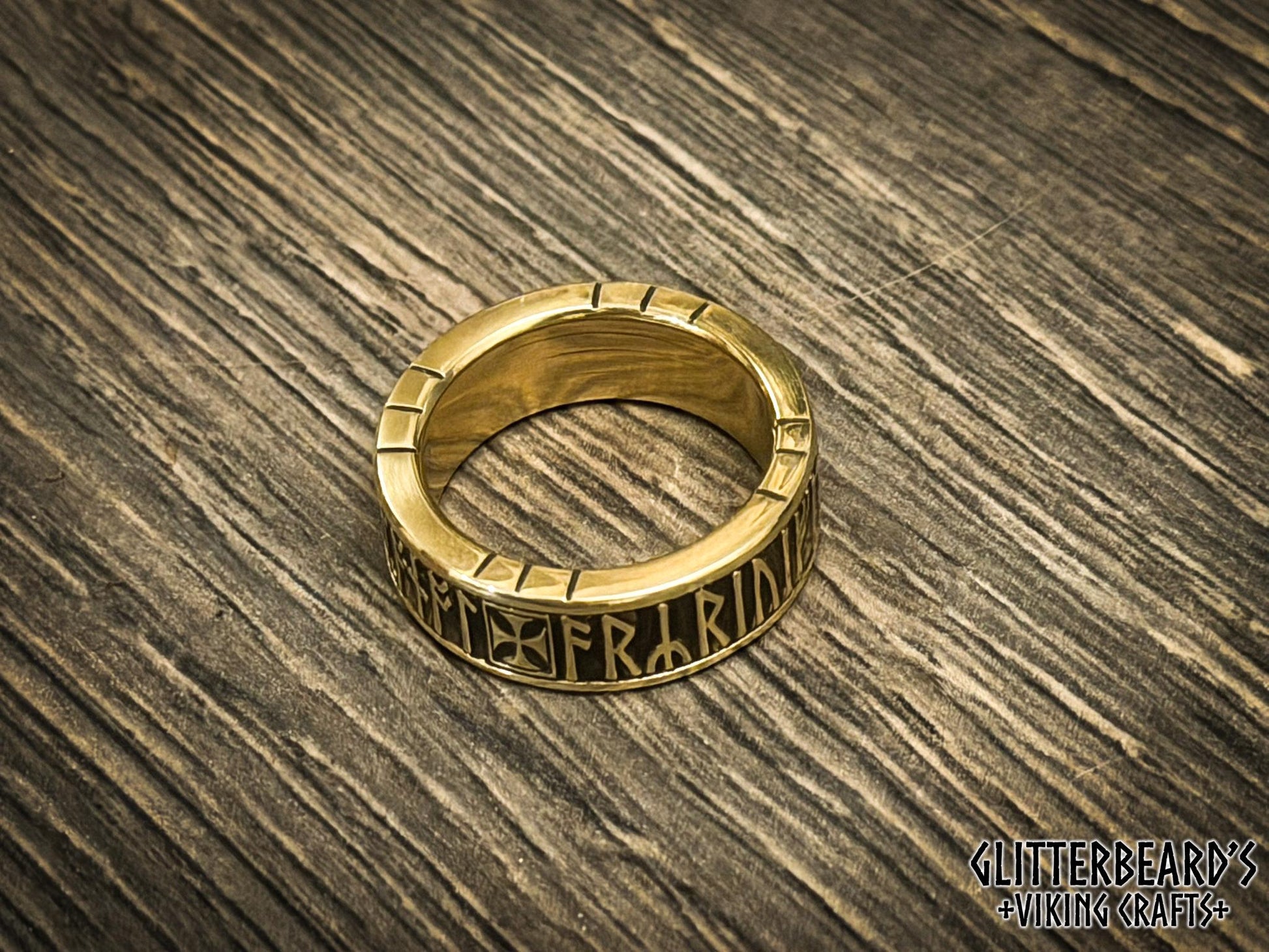 Viking Rune Ring - Bramham Moor Anglo Saxon Viking Rune Ring
