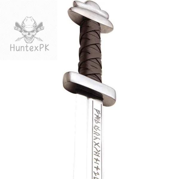 Viking Weapon Replica - Custom Handmade Viking Seax – 26" Engraved 440C Steel Blade