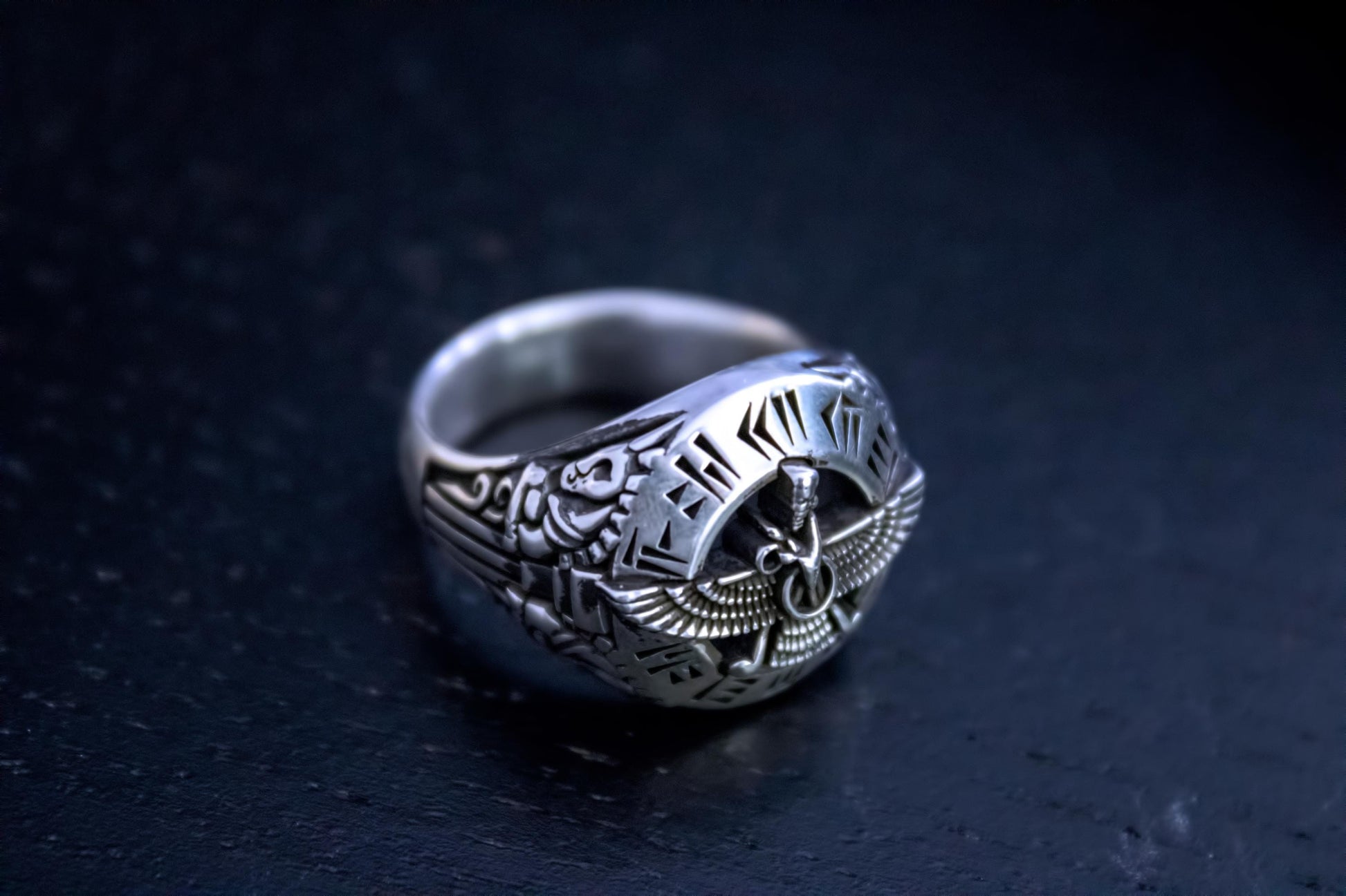 Viking Necklace - Sterling Silver Lion Head Pendant: Viking Sword Amulet
