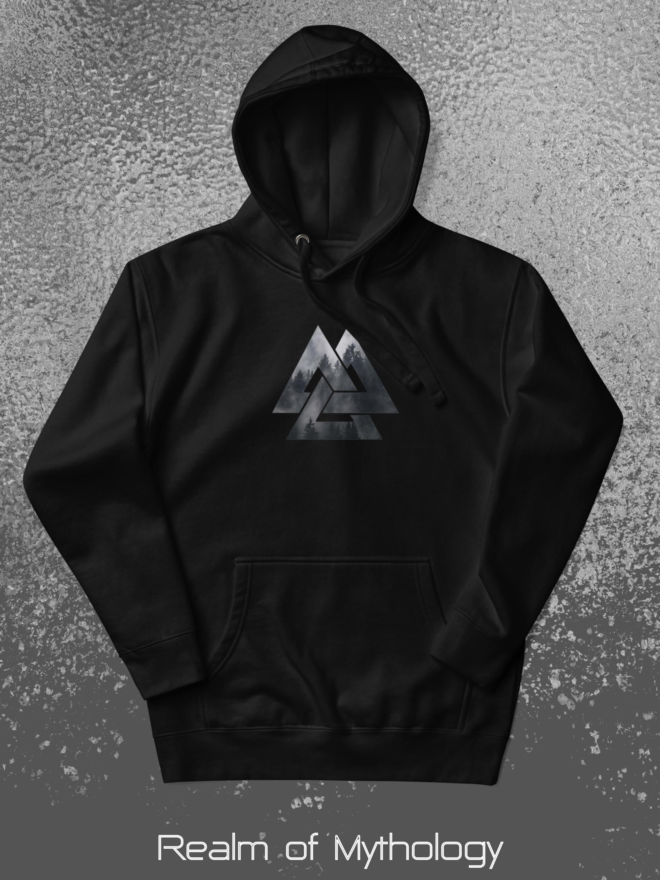 Viking Odin Hoodie - Viking Raven Vegvisir Hoodie, Norse Celtic Knotwork All Over Print Pullover