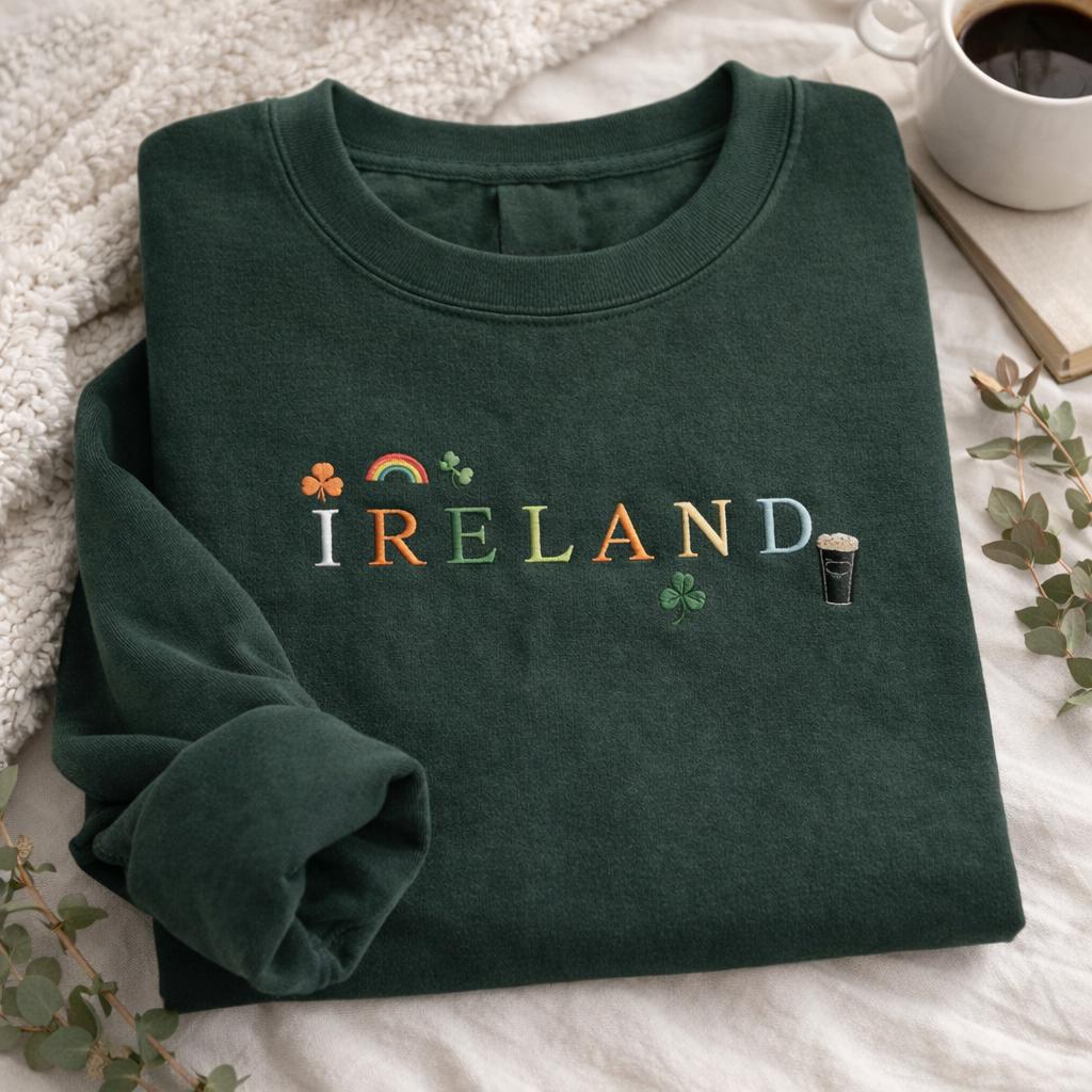 Viking Hoodie - Irish Viking Zip Hoodie, Ireland Flag Norse Ship Jacket, Celtic Unisex Heritage Gift