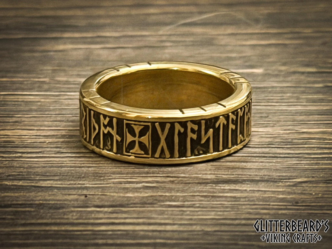 Viking Rune Ring - Bramham Moor Anglo Saxon Viking Rune Ring