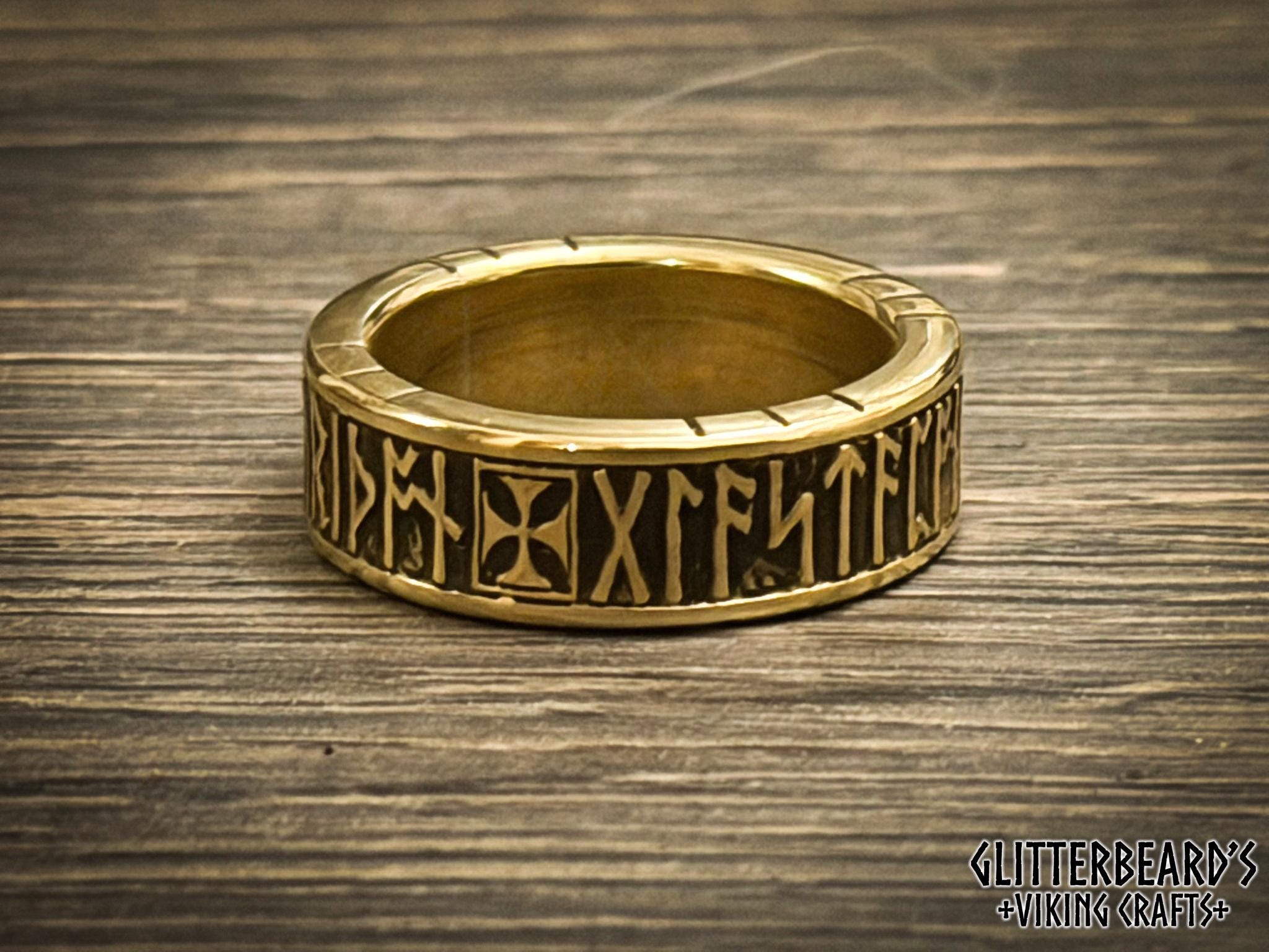 Viking Rune Ring - Bramham Moor Anglo Saxon Viking Rune Ring